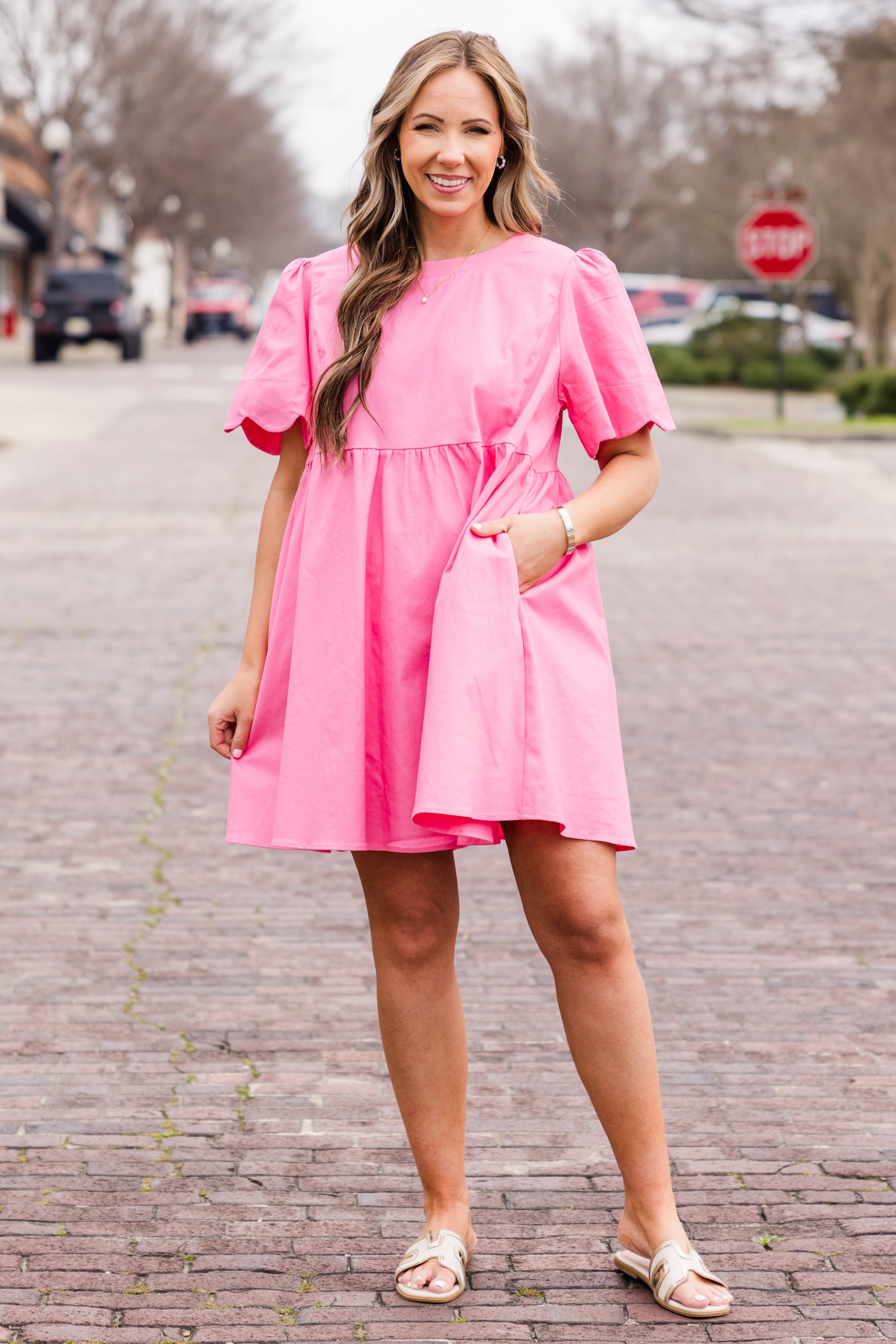  Sweet New Days Dress, Pink、mySite、justintrudeaud