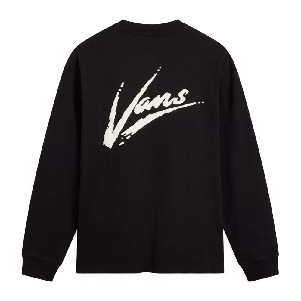  Vans Dettori Loose Fit Long Sleeve T-shirt - Black/Marshmallow、mySite、merchandisen
