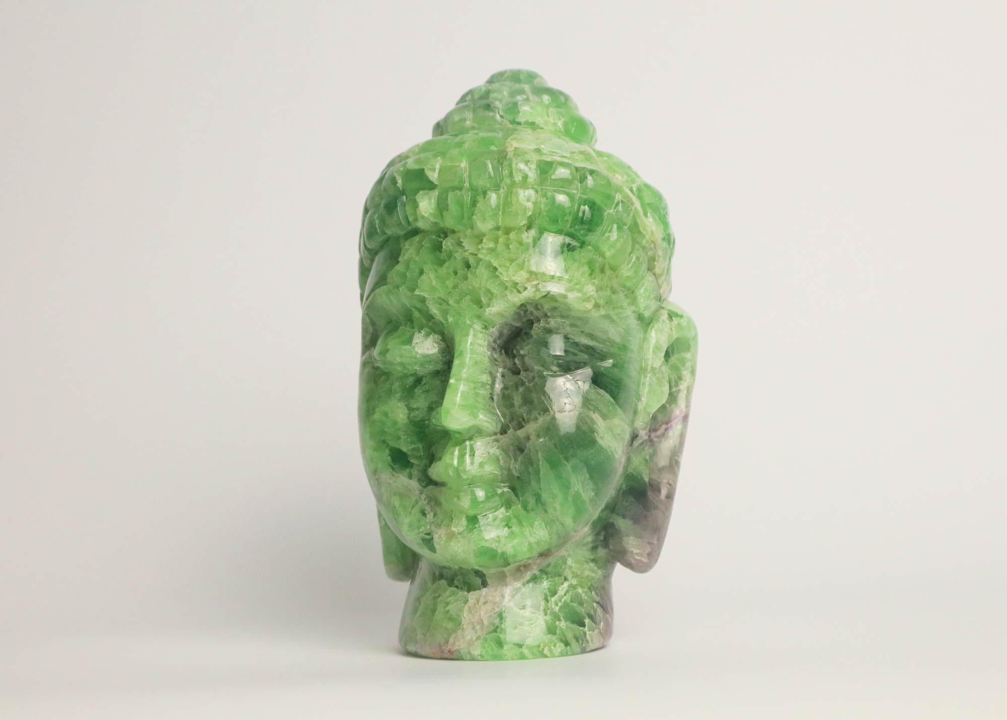 Buddha Head - Rainbow Fluorite (15.5cm)、mySite、topwebapps