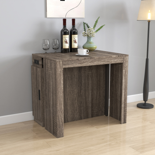 Multifunctional extendable console table、、casual