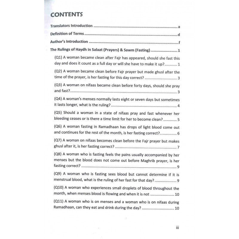 60 Questions on The Rulings of Menses & Post Partum Bleeding By M. Ibn Saaleh al-Uthameen、mySite、topwebapps