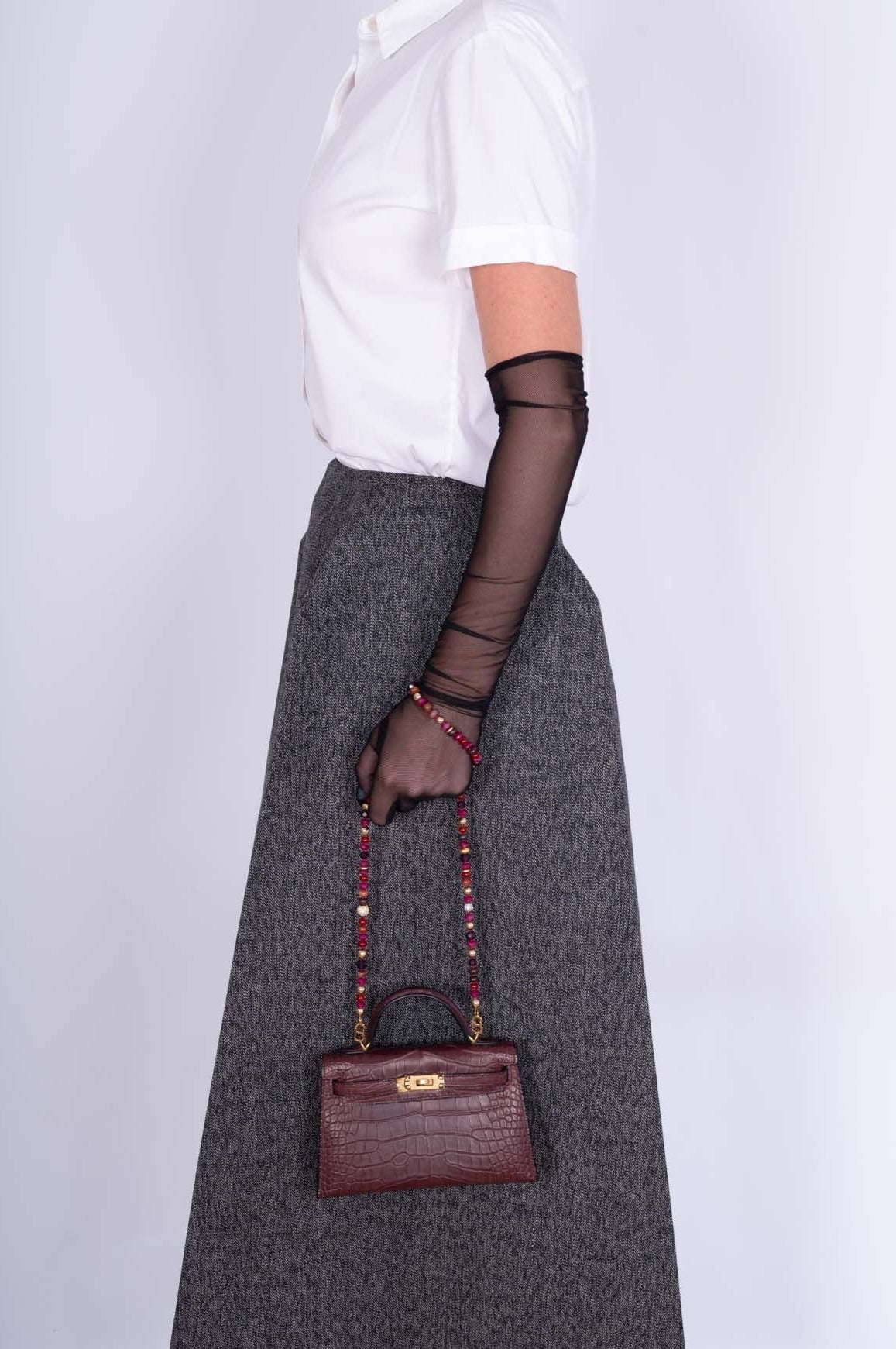 Hermès Mini Kelly II 20 Bordeaux Matte Alligator Gold Hardware、mySite、garminoutage.com