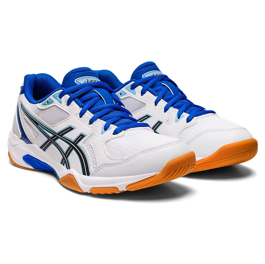 Asics Gel Rocket 10 Women's Indoor Court Shoe (White/Blue)