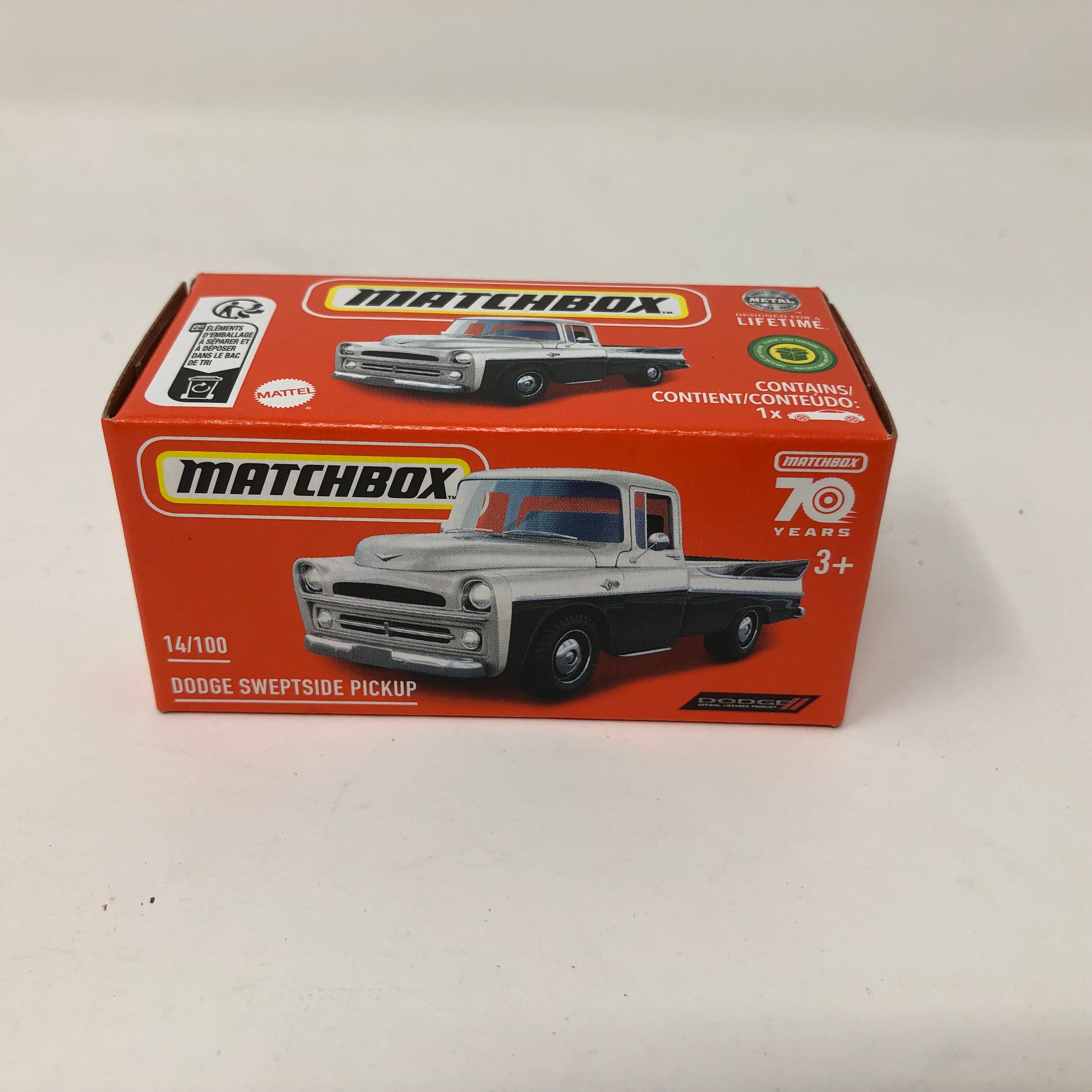 Dodge Sweptside Pickup #14 * 2023 Matchbox Power Grabs Series Case J、mySite、hgirdovlk