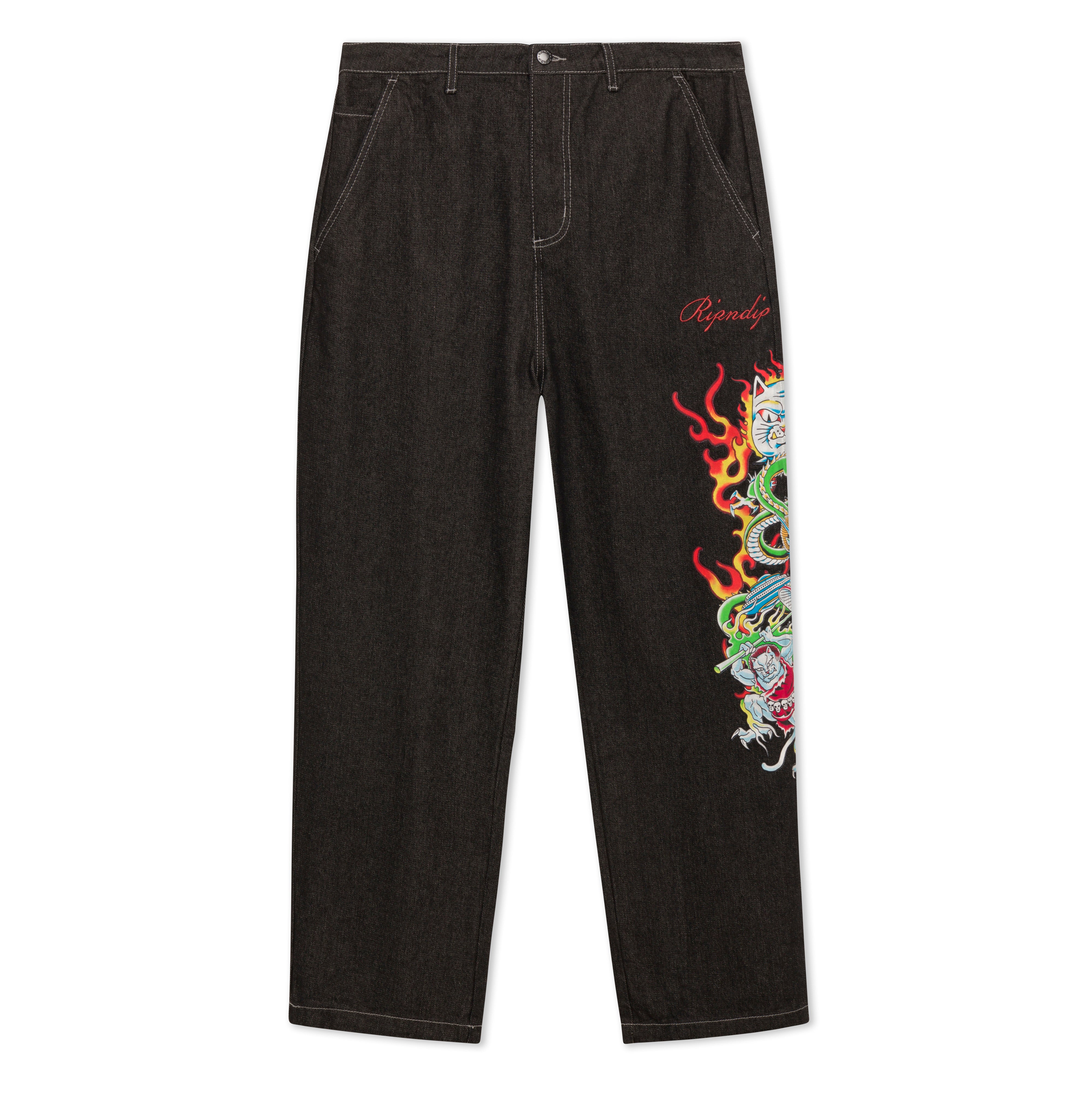  InkEd Wide Fit Denim Pants (Black)、mySite、merchandisen