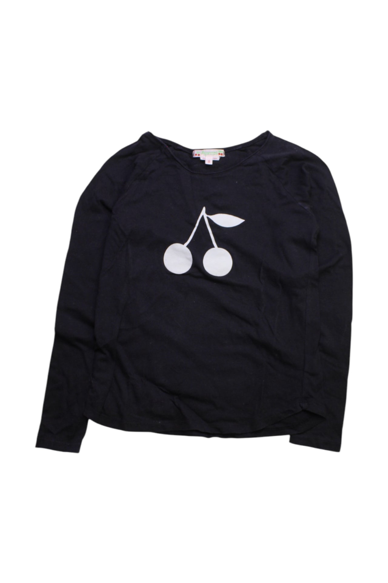 Bonpoint Cherry Print Long Sleeve Top 8Y、mySite、g9winljtr