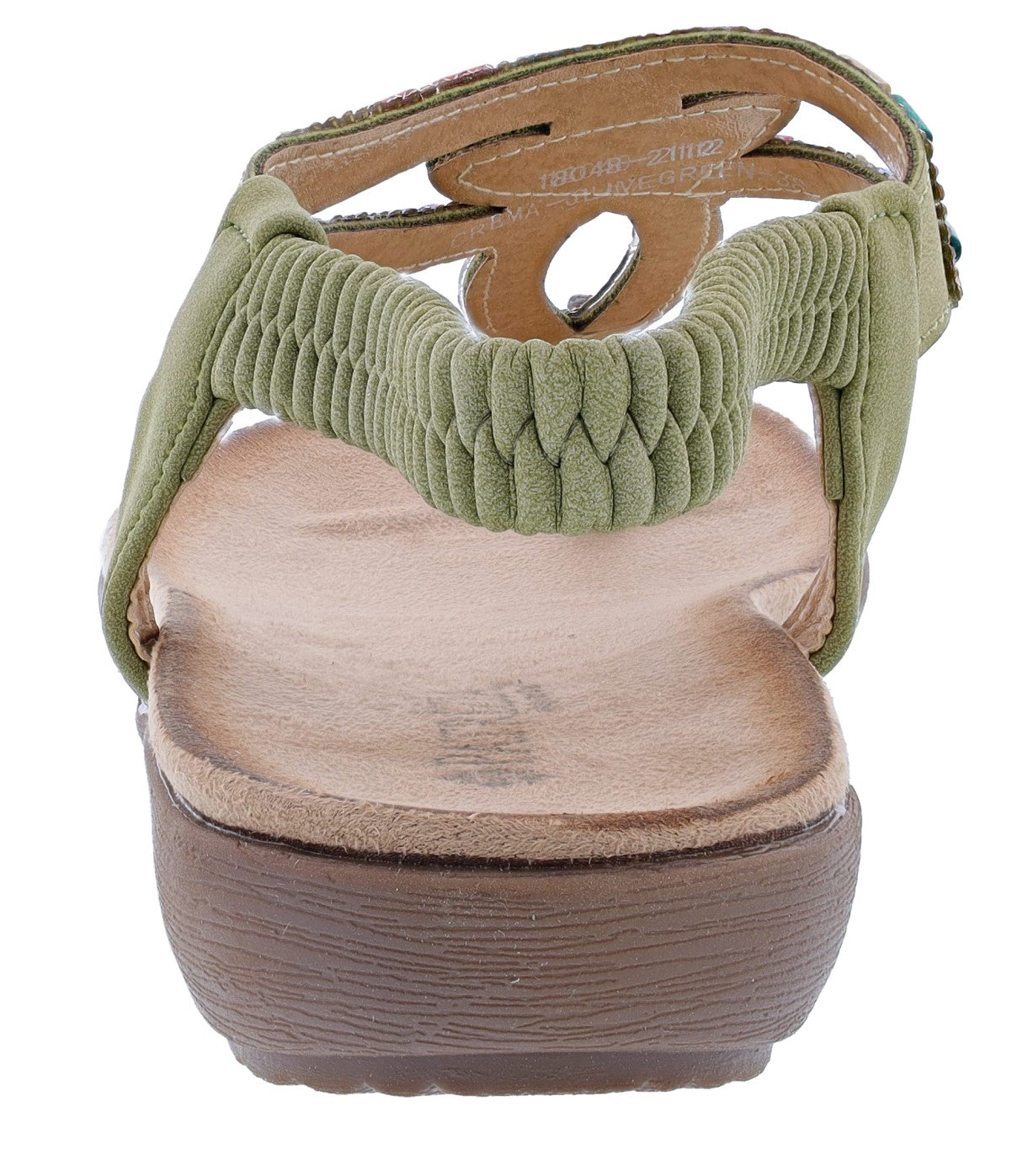 Patrizia Crema Wedge Thong Sandals By Spring Step、mySite、dreamappss