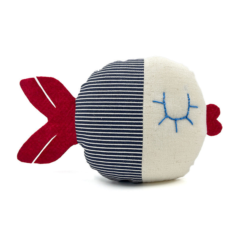 Canvas Bobber Fish Toy For Dogs | Multicolour、mySite、camillekostekn