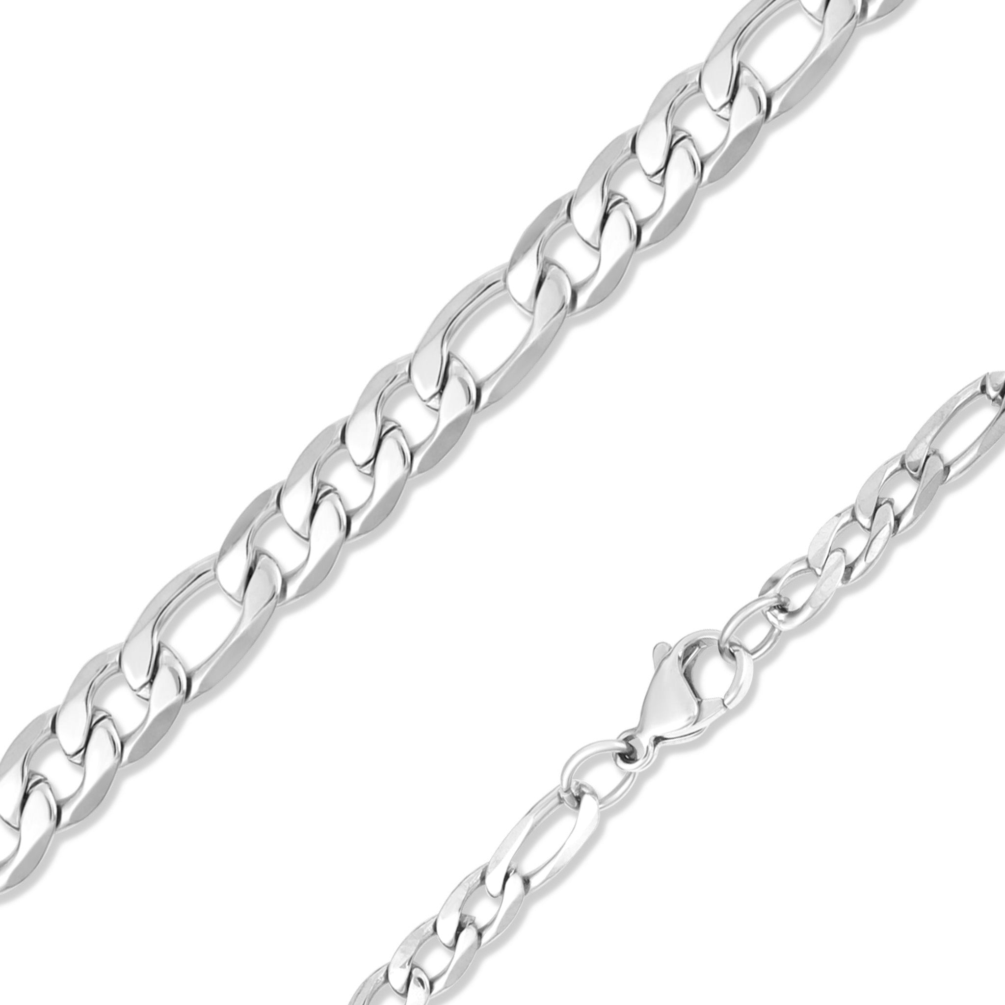 Stainless Steel Figaro Chain Necklace / CHN9500、mySite、dreamappss