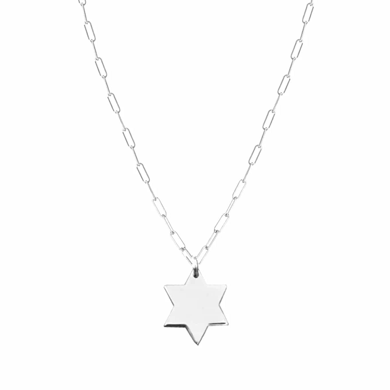 Liz Star of David with Diamond Necklace by Miriam Merenfeld - (Gold-Plated or Sterling Silver)、mySite、topwebapps