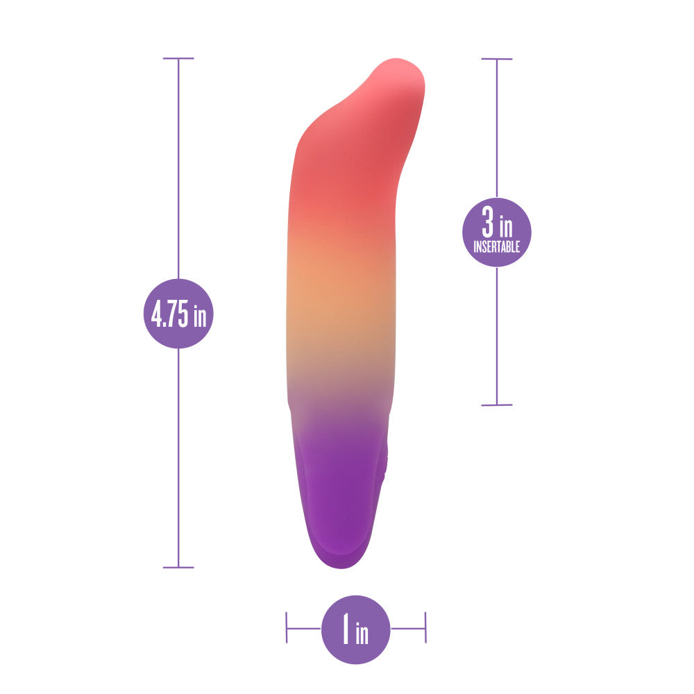 Play With Me by Blush ®| Dolphin Dreams 4.75 Inch Silicone Bullet Vibrator – USB Rechargeable Clitoral Nipple Massager – In Multicolor、mySite、bottomscart