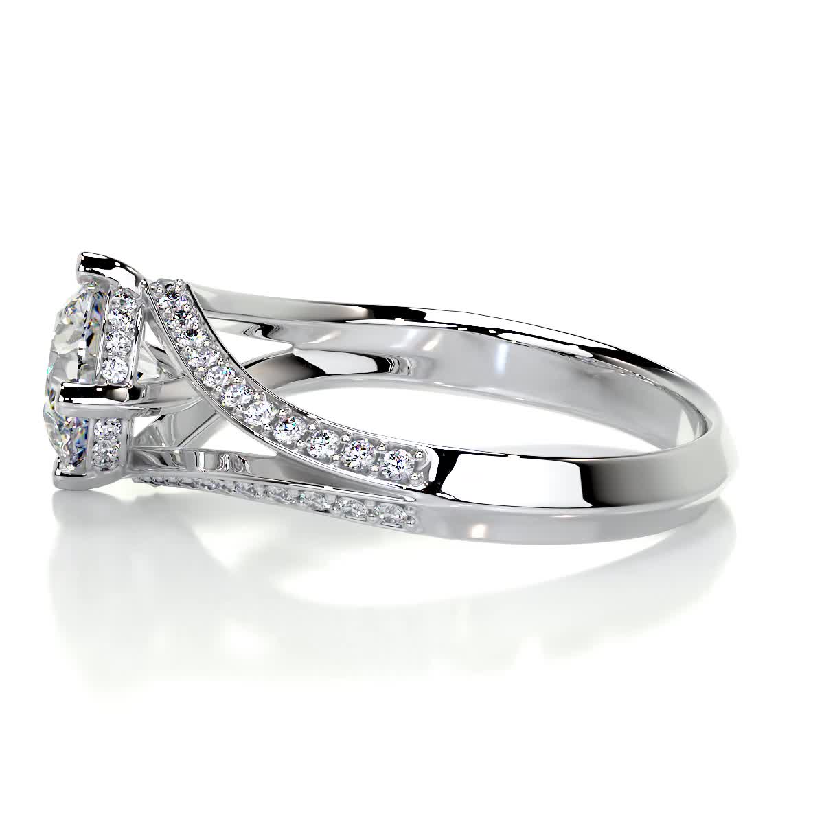 Harlow Moissanite & Diamond Ring -Platinum、mySite、hinf8tx79
