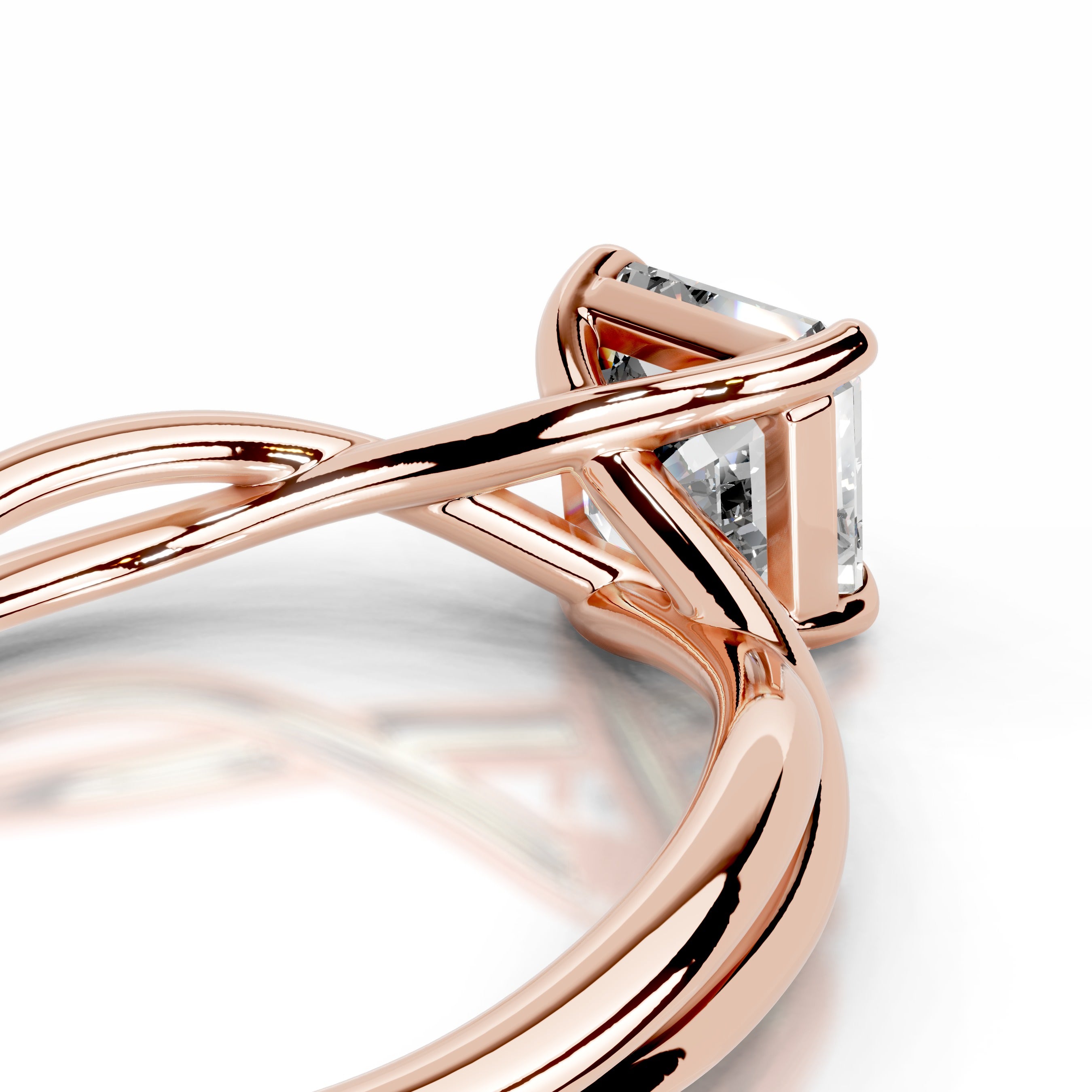 Billie Diamond Engagement Ring - 14K Rose Gold、mySite、hinf8tx79
