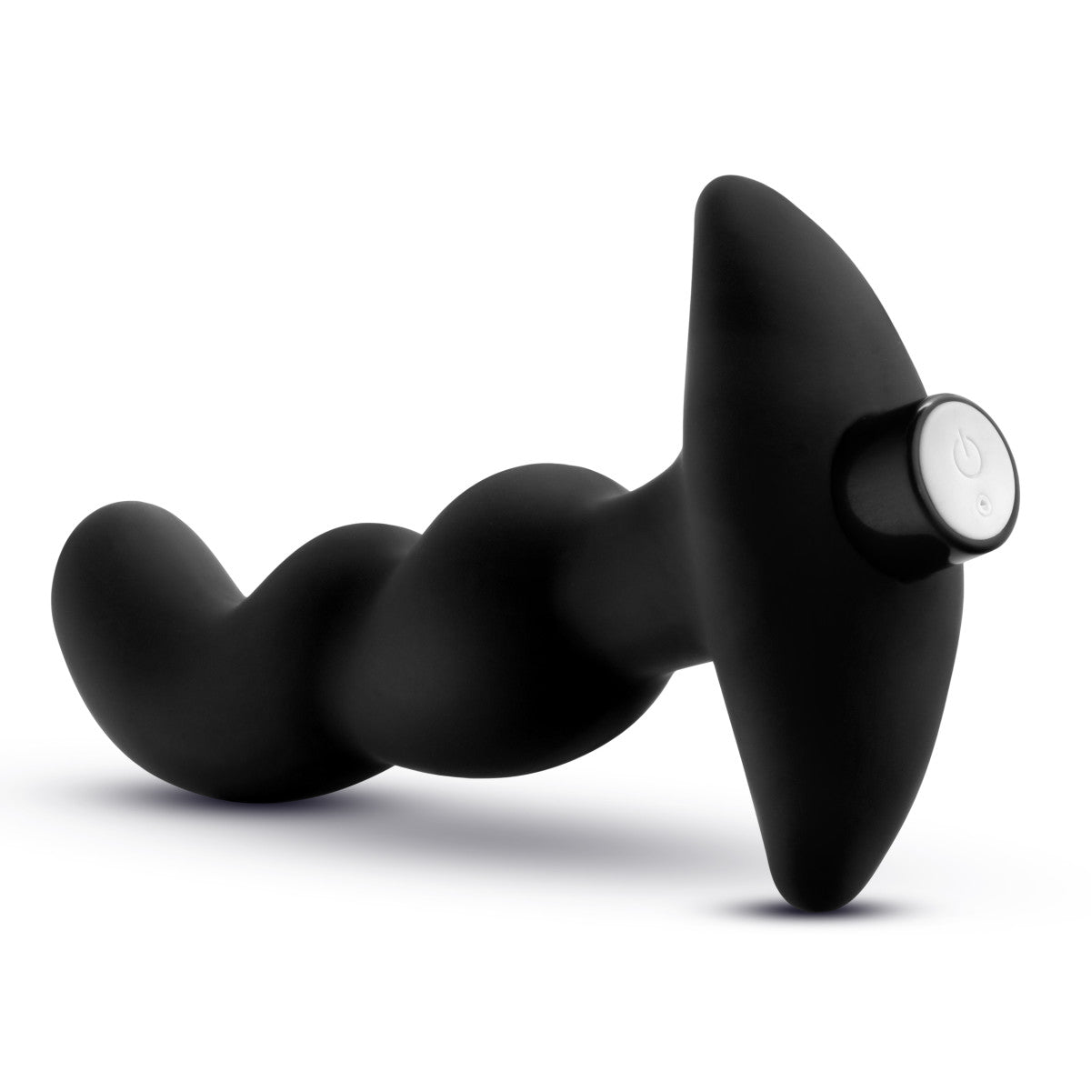 Anal Adventures Platinum By Blush® | Prostate Massager 03 Black 6-Inch Vibrating Rechargeable Anal Plug、mySite、bottomscart
