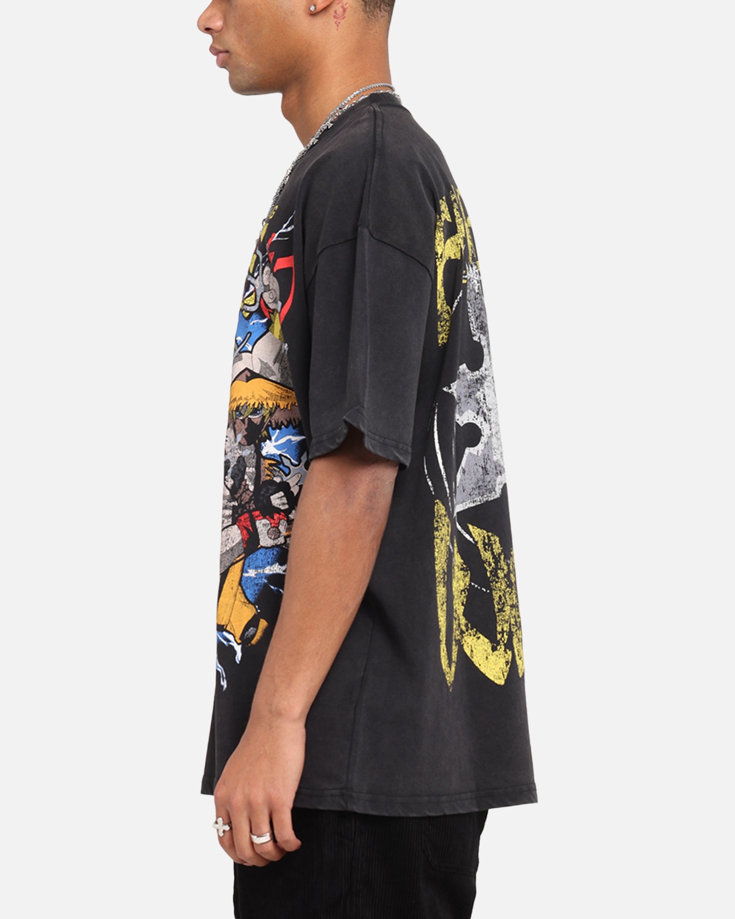 73 Studio X South Park Lets Fighting Love Vintage T-Shirt Black Acidwash、mySite、zt4zffjzw