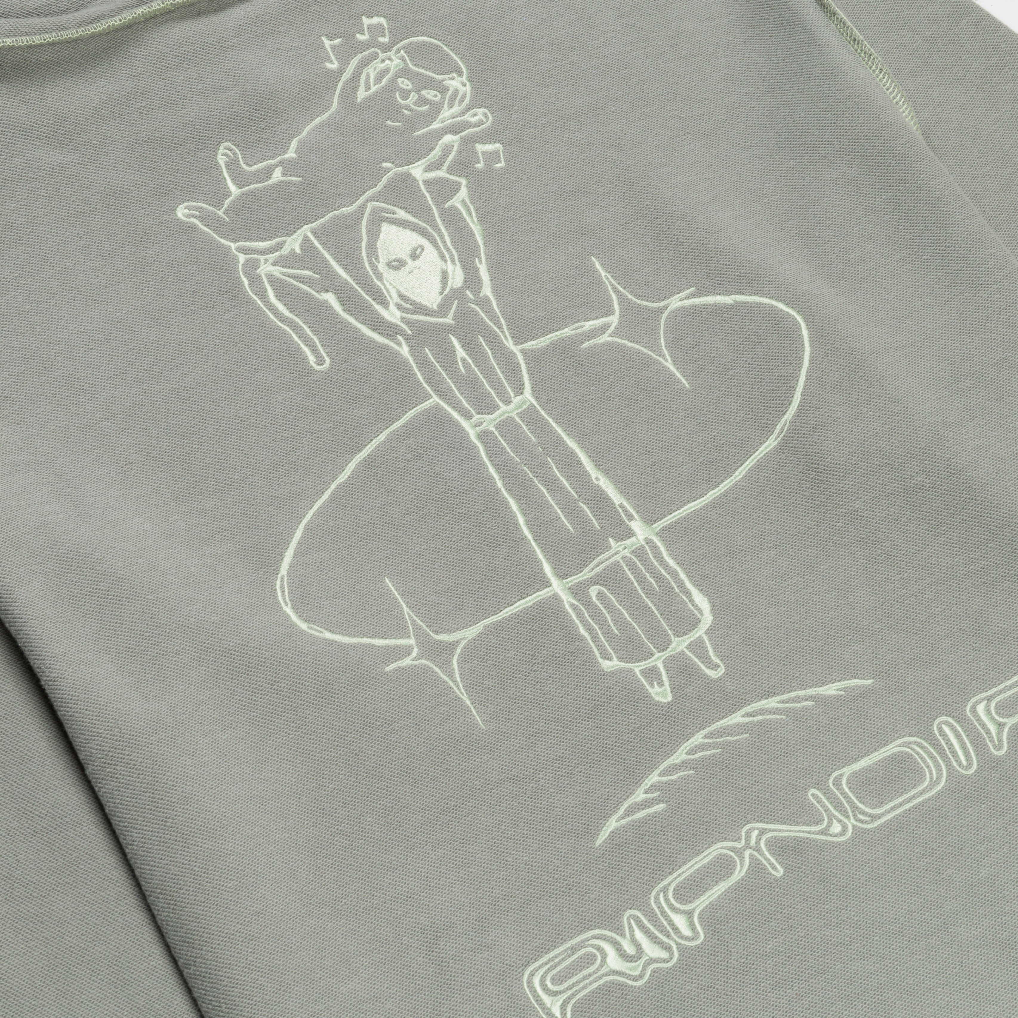  Saturn Reverse Stitch Fleece Hoodie (Steel Grey)、mySite、merchandisen