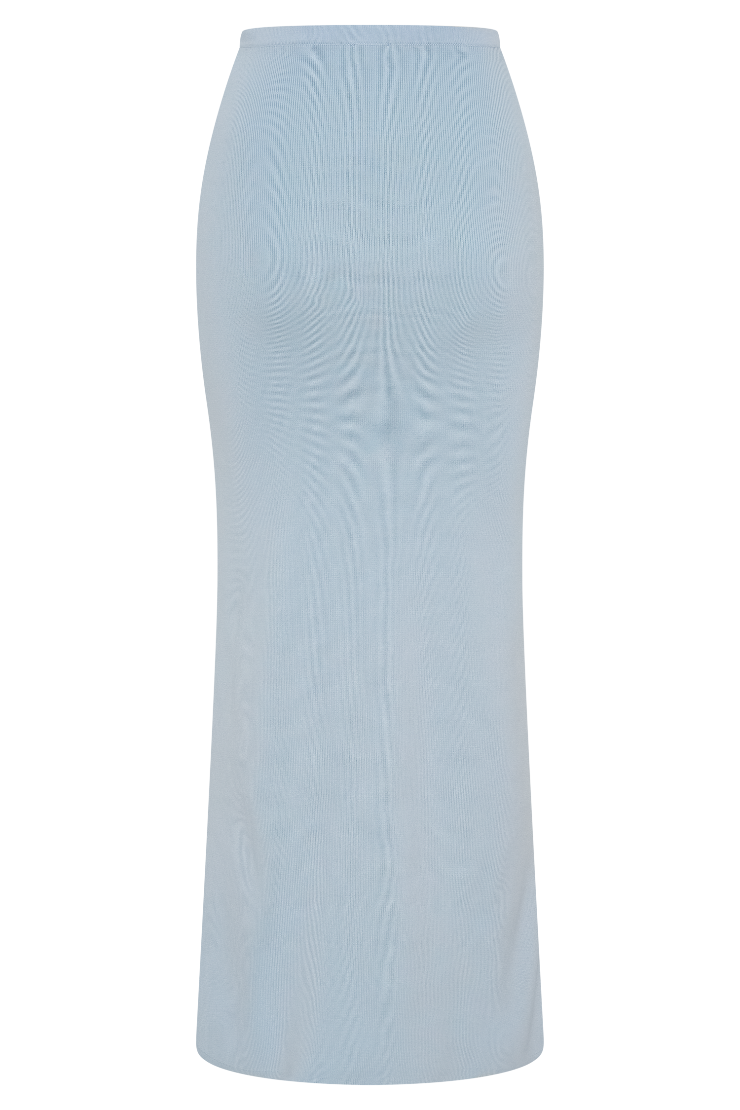 Maxine Knit Maxi Skirt - Light Blue、mySite、solidvoid