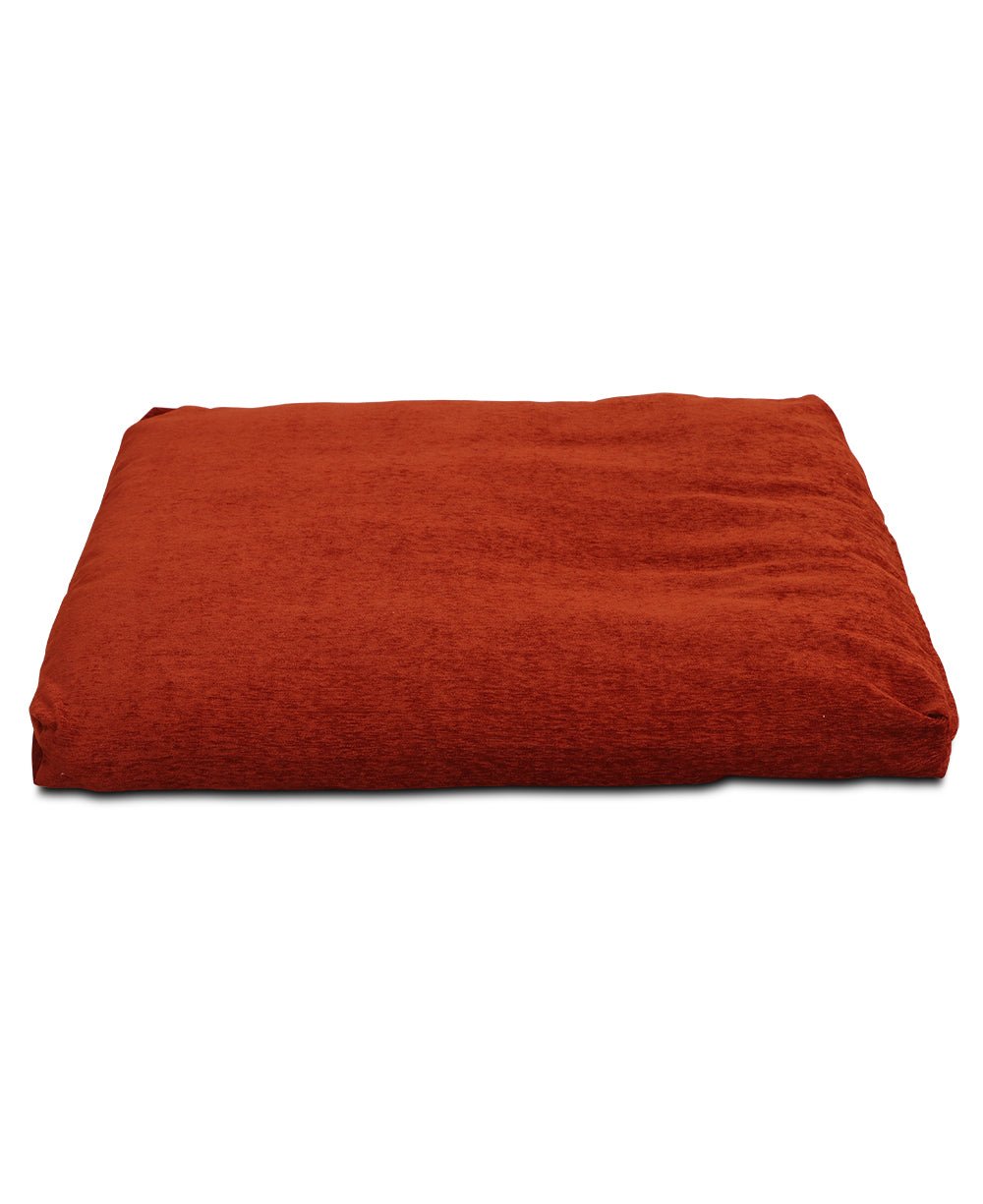 Rust Chenille Zabuton Meditation Cushion、mySite、topwebapps