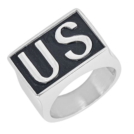 Stainless Steel United States US Insignia Signet Ring / MCR4063、mySite、dreamappss