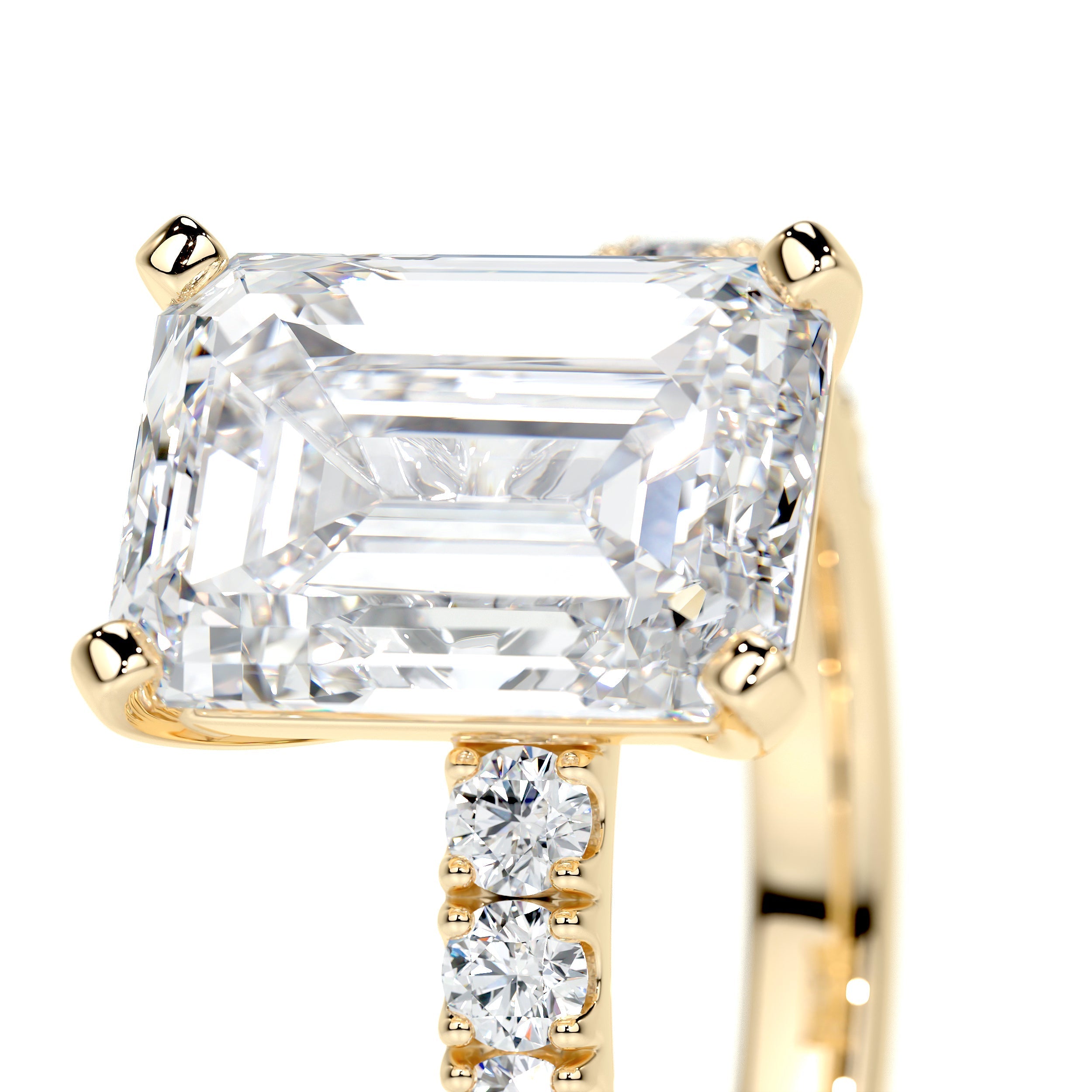 Royal Lab Grown Diamond Ring -18K Yellow Gold (RTS)、mySite、hinf8tx79