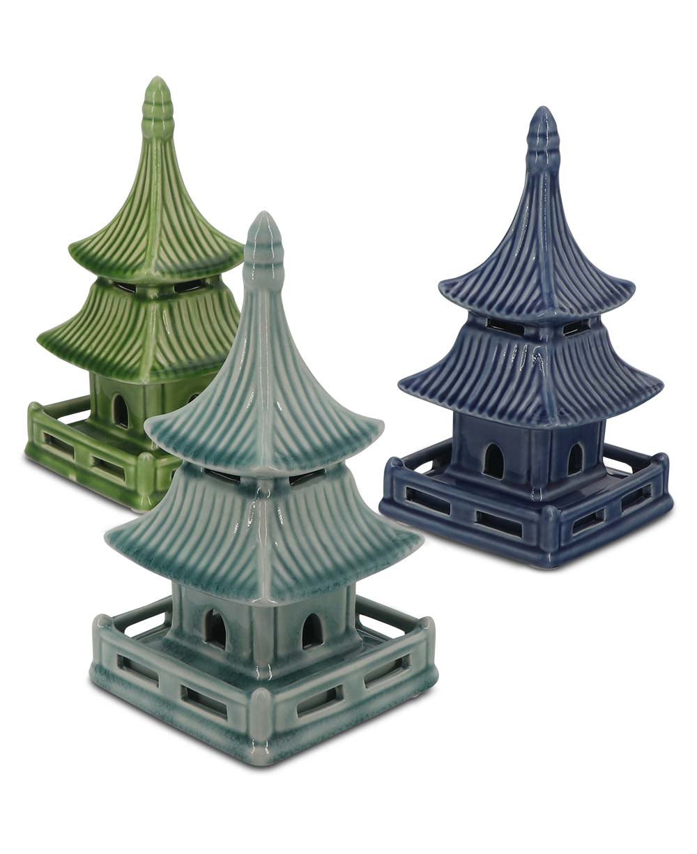 Zen-Inspired Porcelain Pagoda Sculptures, Sold Individually、mySite、topwebapps