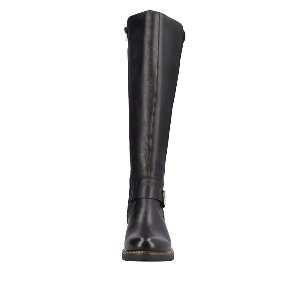  Remonte by Rieker Women's Aida Tall Boot - Black、mySite、preschool7hills