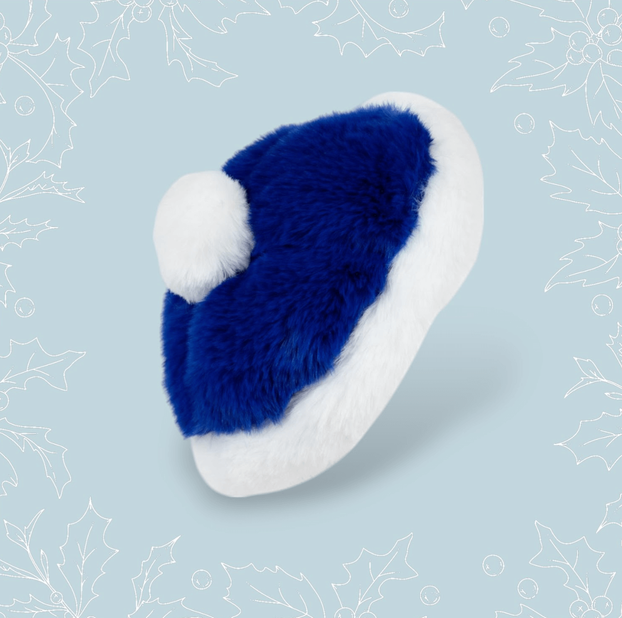 Yamaclaus: Chrismukkah Santa Claus Hat and Yarmulke Mashup - Red or Blue、mySite、topwebapps