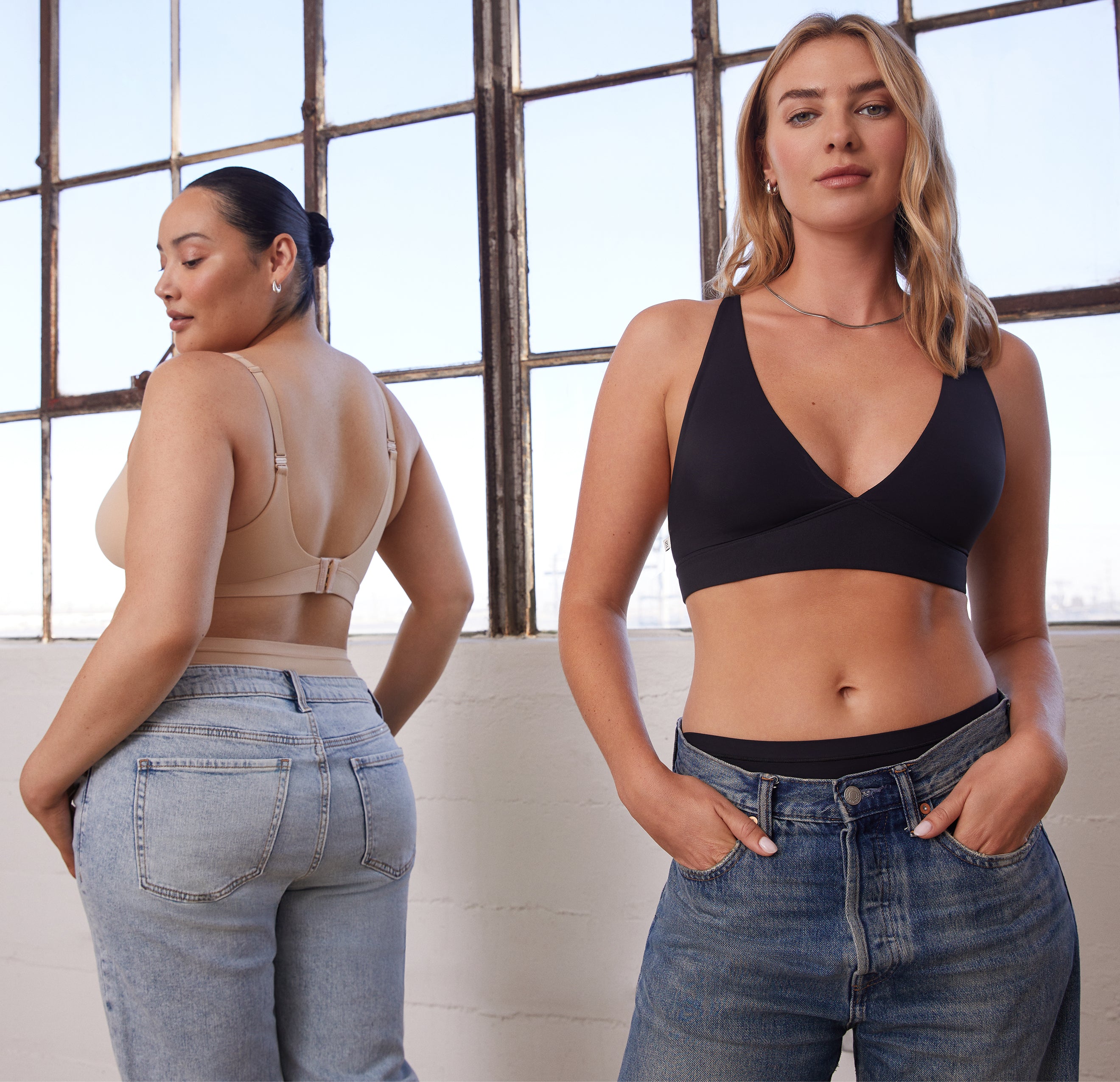 Bliss Plunge Adjustable Bralette - Black、mySite、bengalsvssteelers