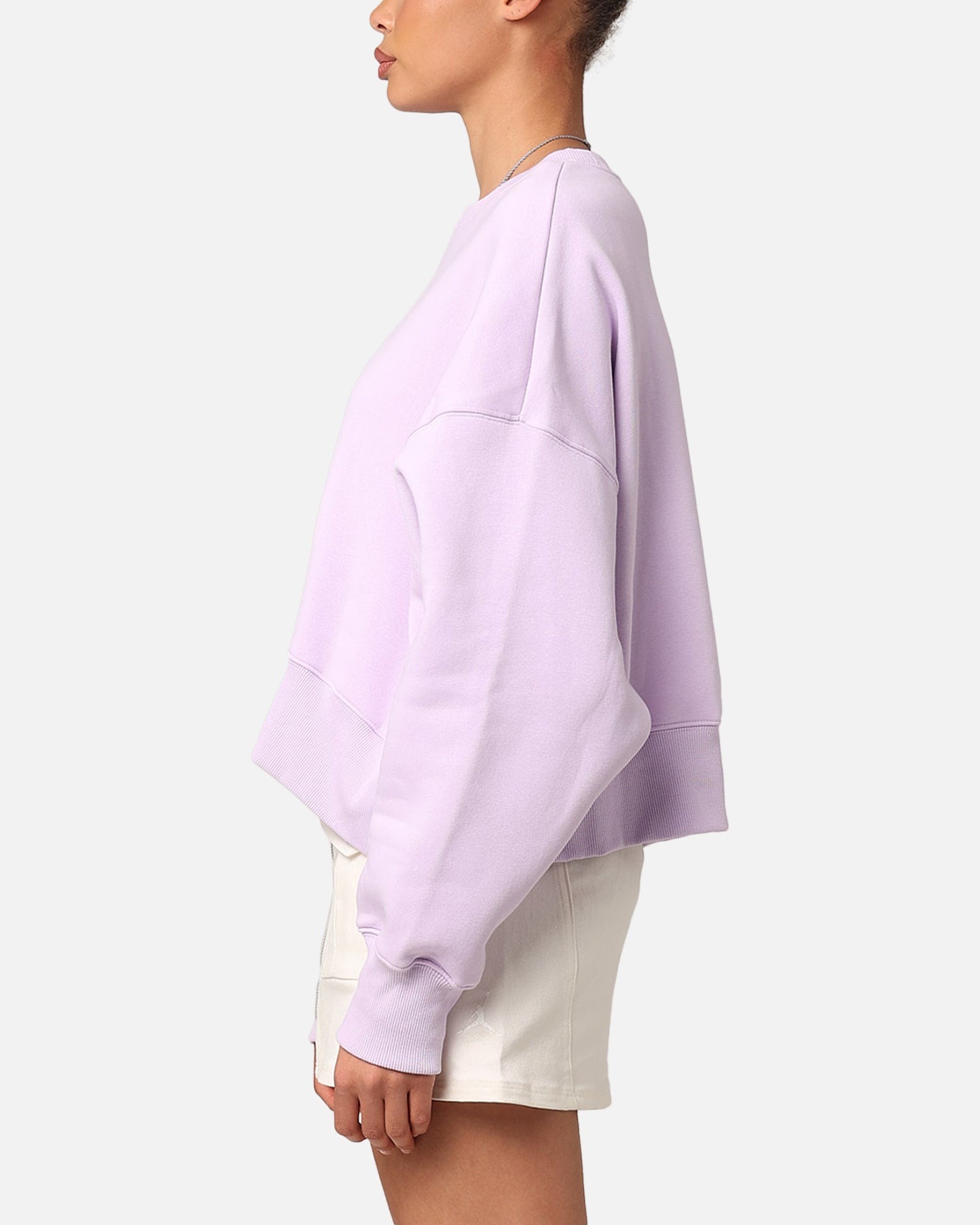 Nike Women's Sportswear Pheonix Fleece Oversized Crewneck Violet Mist/Sail、mySite、zt4zffjzw