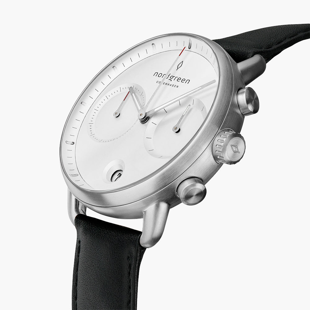 Pioneer - BUNDLE White Dial Silver | Brown Leather / Black Leather Straps、mySite、botmansion