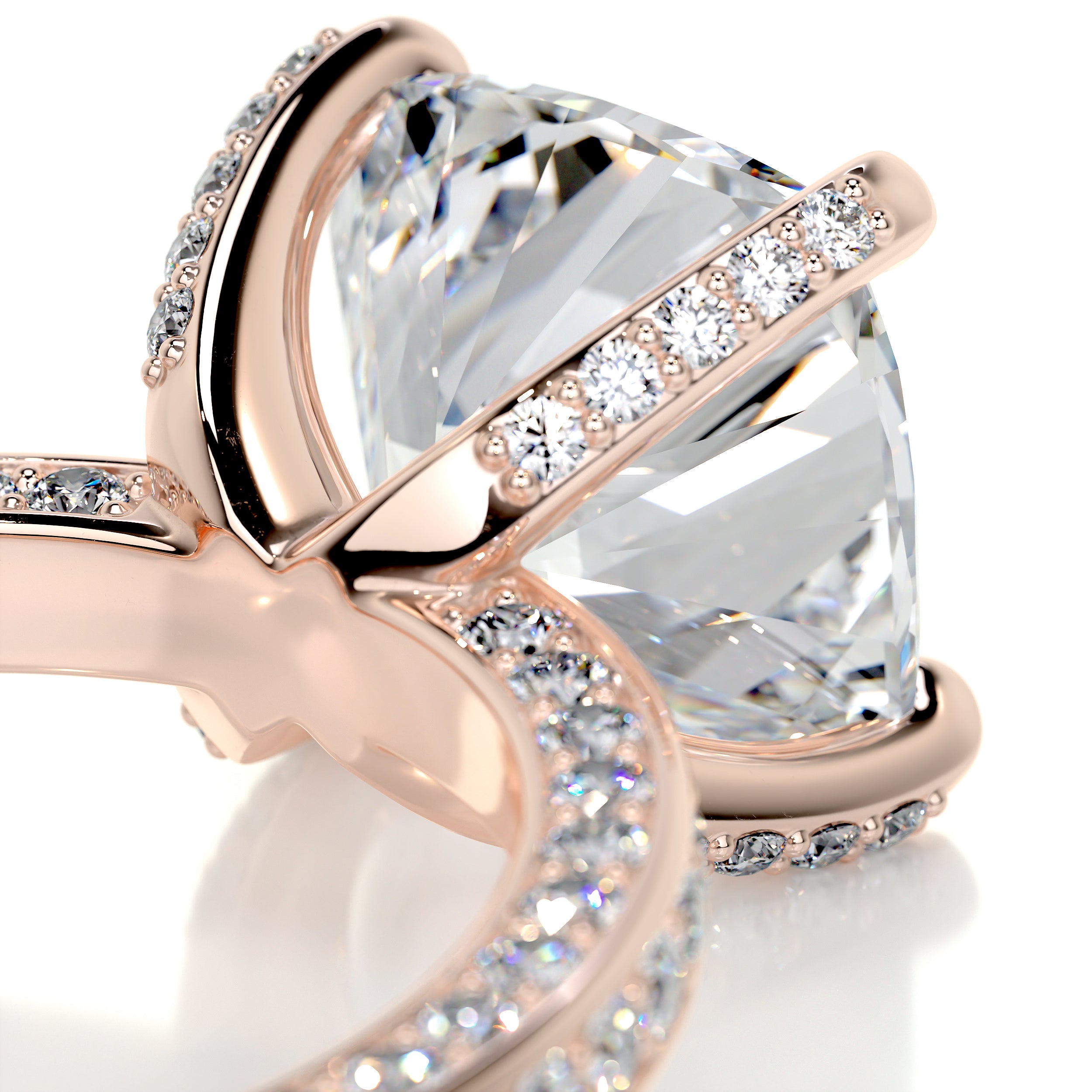 Lyric Diamond Engagement Ring -14K Rose Gold、mySite、hinf8tx79