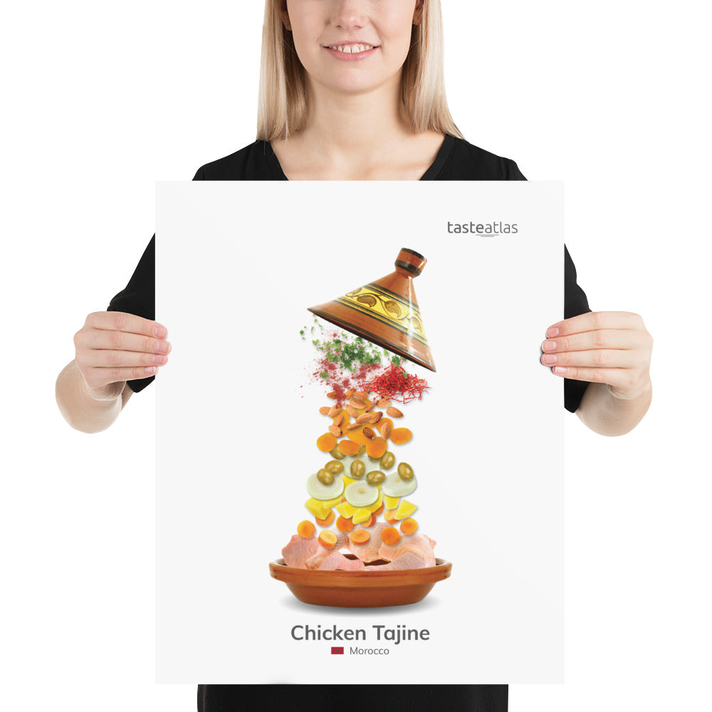 Chicken Tajine Poster (in)、mySite、camillekostekn