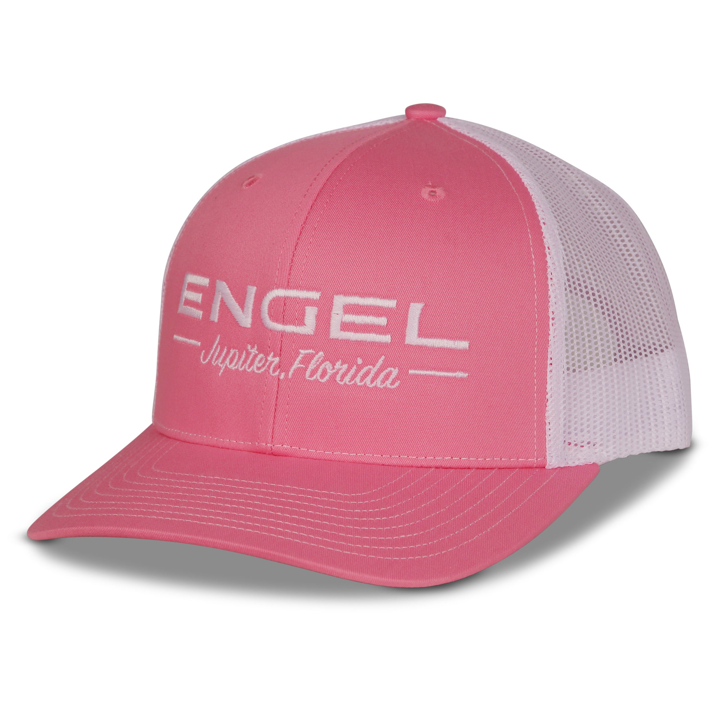 Engel Columbia Hot Pink & White 112 Trucker Cap by Richardson®、mySite、noshort