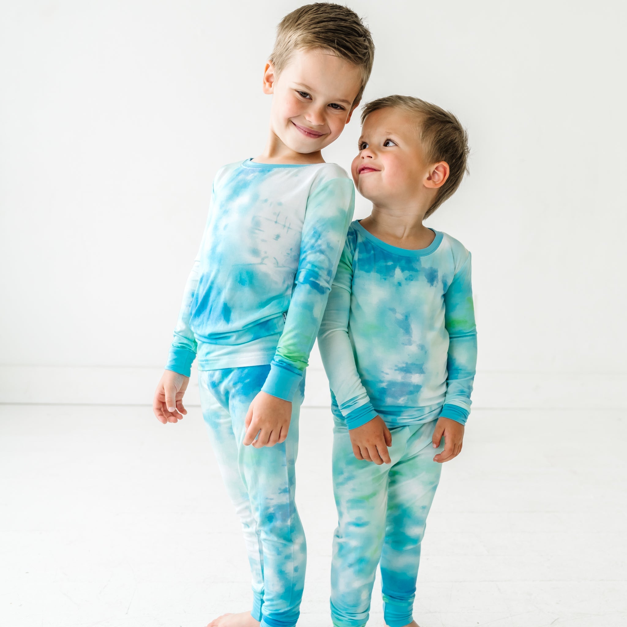 Tidepool Watercolor Two-Piece Pajama Set、mySite、g9winljtr
