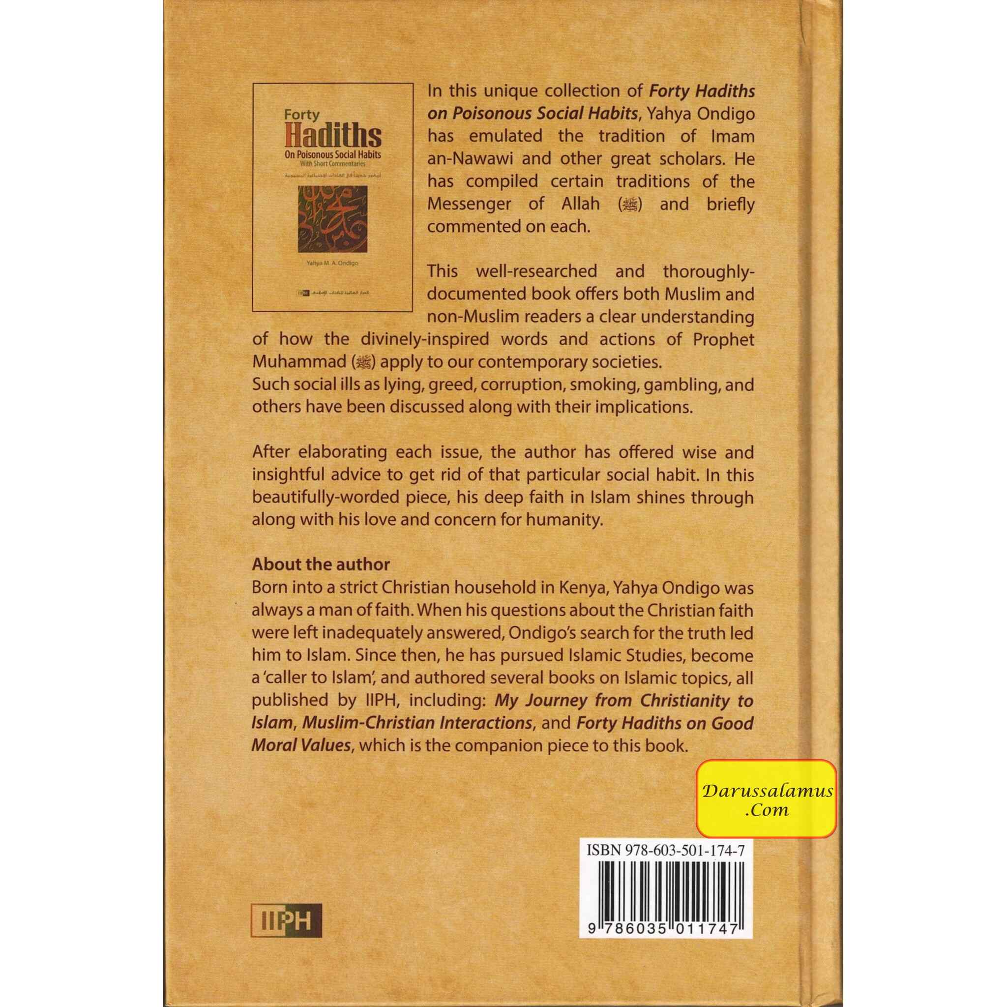 Forty Hadiths on Poisonous Social Habits By Yahya M. A. Ondigo、mySite、topwebapps