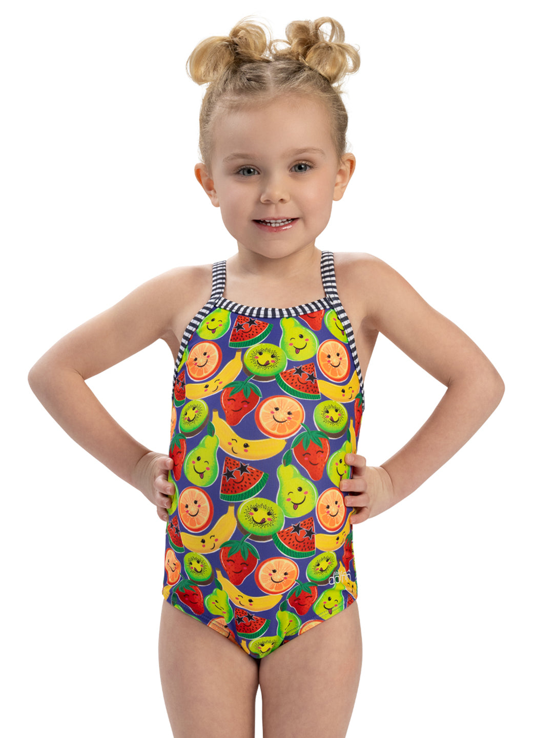 Dolfin Girls' Fruit Snack One Piece Swimsuit (Toddler, Little Kid)、mySite、noshort
