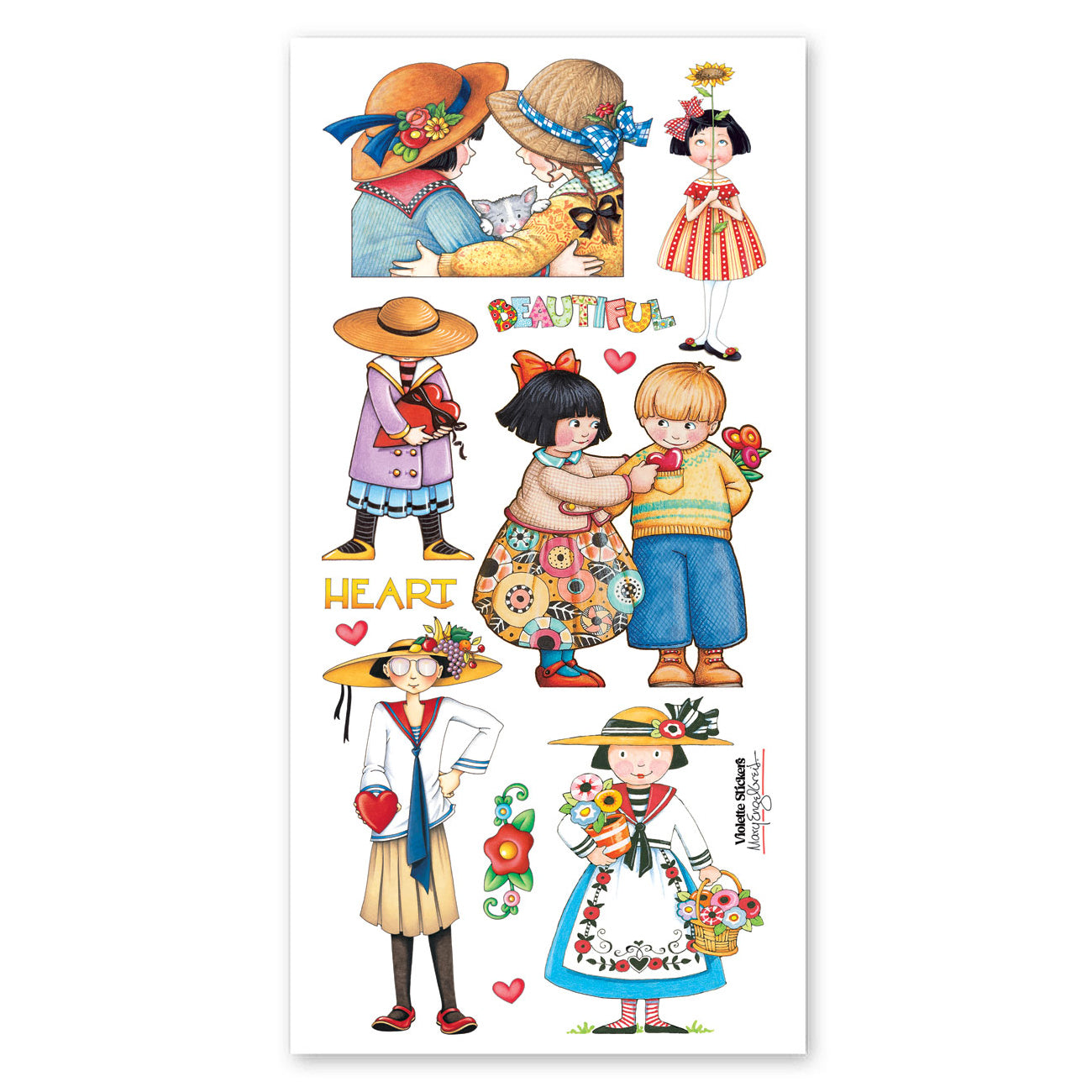  Mary Engelbreit's Beautiful Heart Stickers、mySite、ghnorth