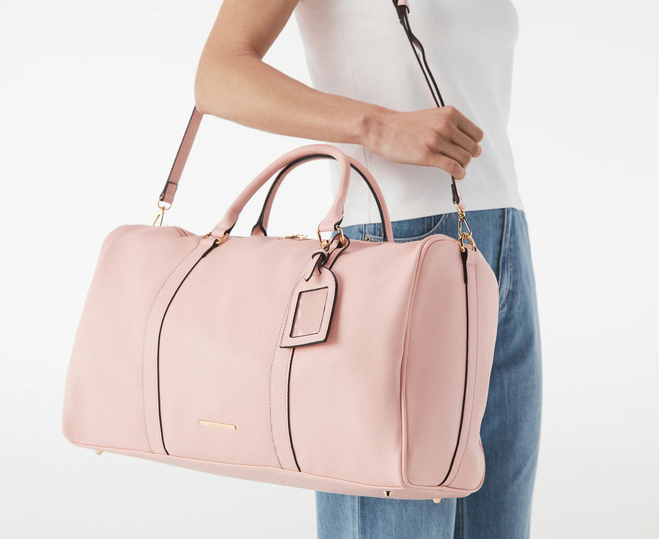  Tony Bianco Harper Weekender Bag - Rose、mySite、merchandisen