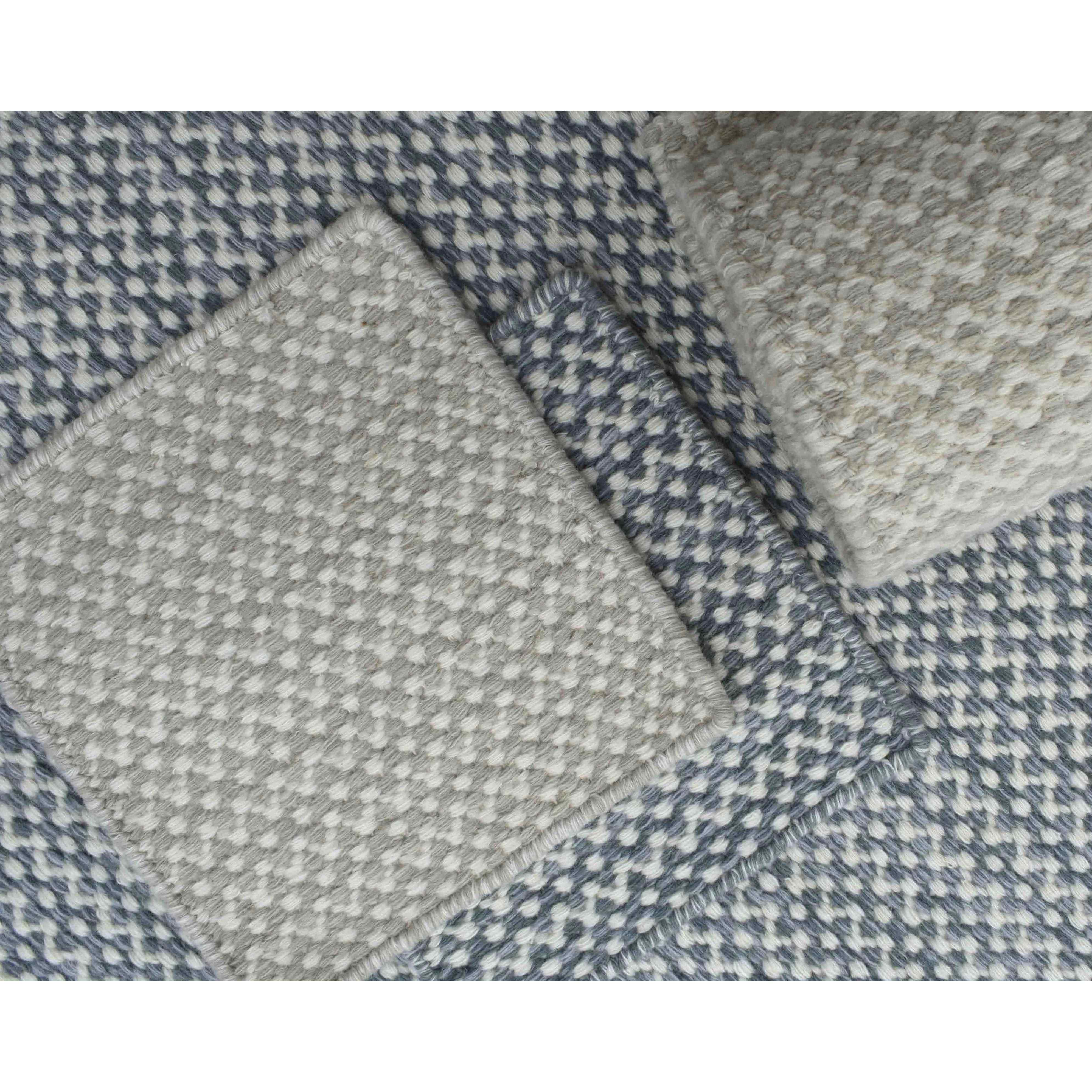 Sierra Blue Wool Flatweave Area Rug、mySite、gigharbornorthrealestate