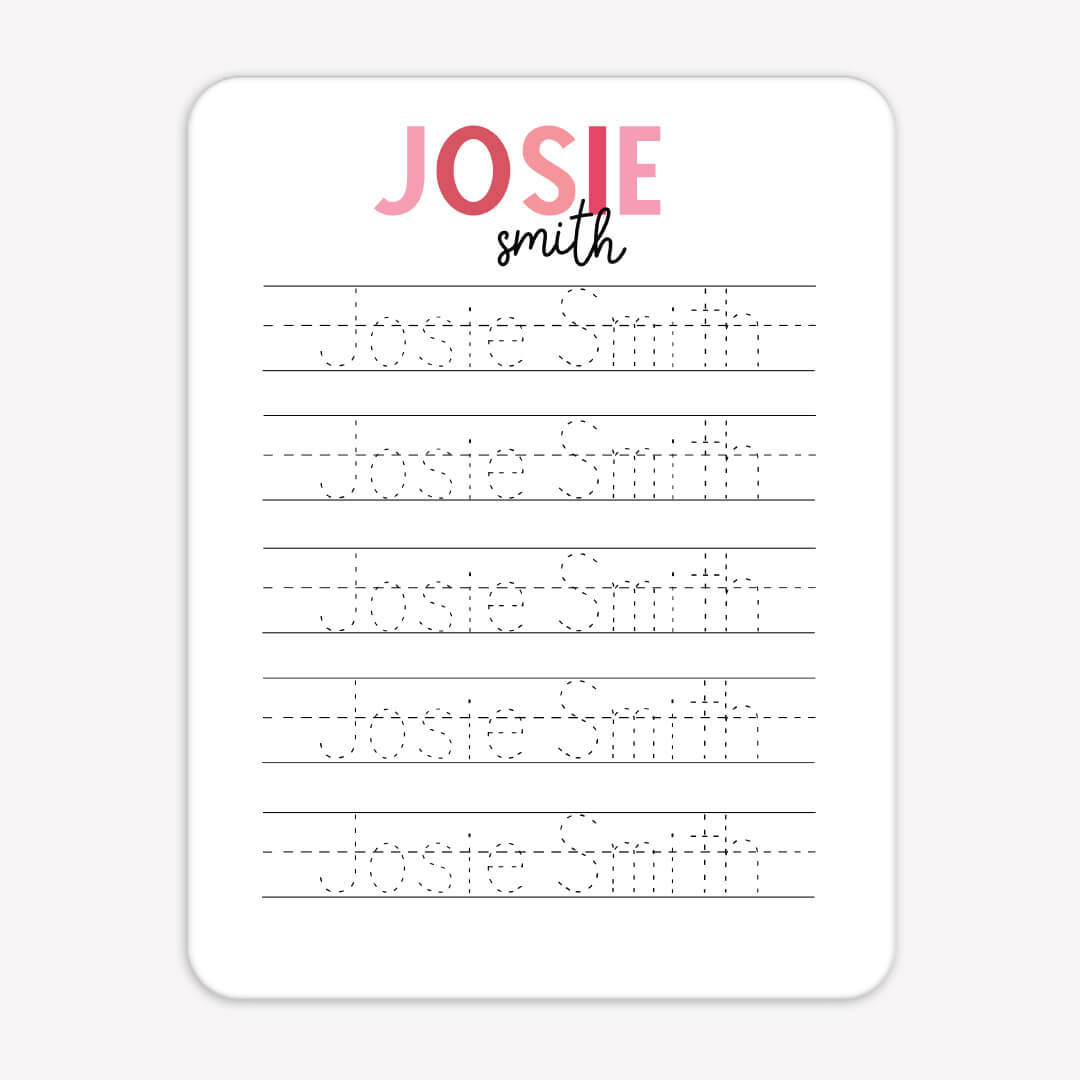  Kids Personalized Whiteboard | Hello My Name Is - Bubble Gum、mySite、layawaytickets