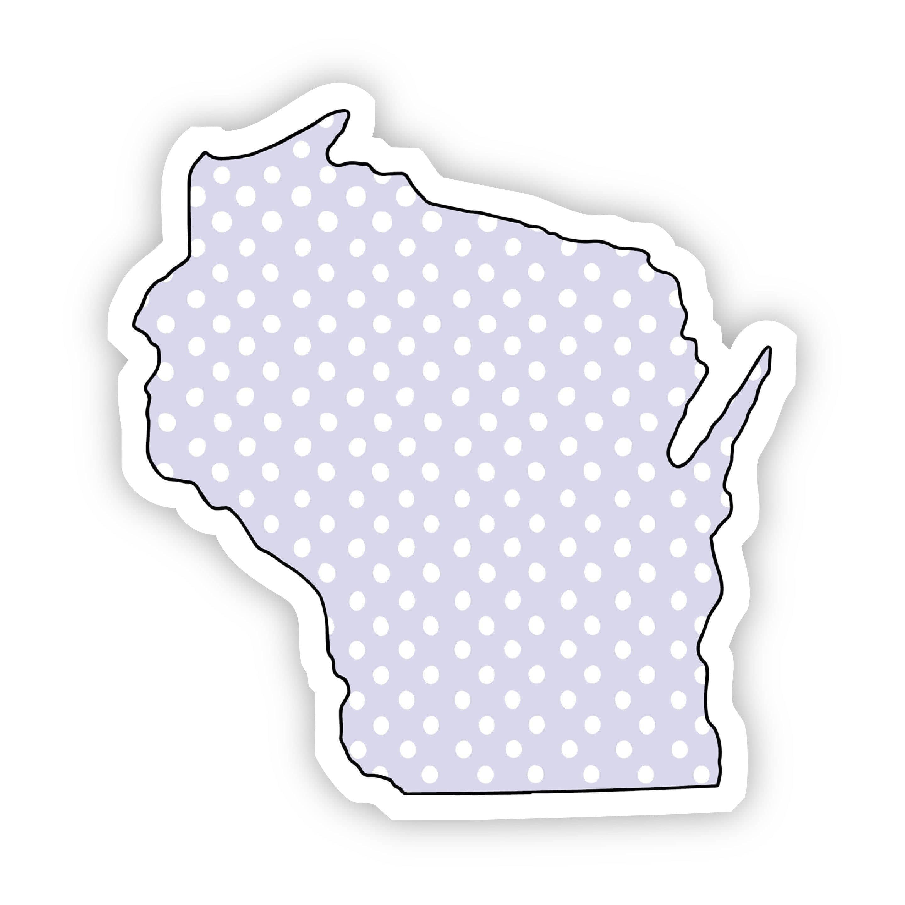  Wisconsin Polka Dot Sticker、mySite、elrpsem3k