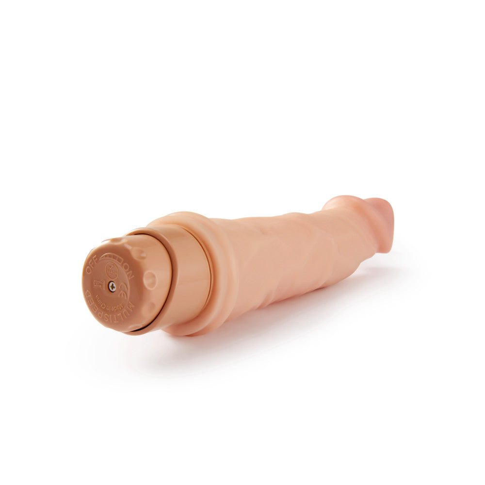 Dr. Skin By Blush® | Cock Vibe 6 Realistic Beige 9-Inch Long Vibrating Dildo、mySite、bottomscart