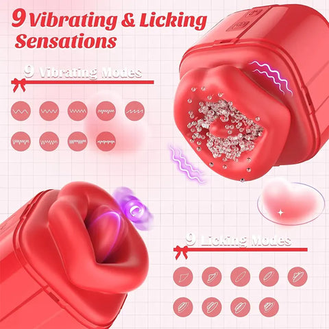 Tongue Pulsing Gift Box Vibrator
