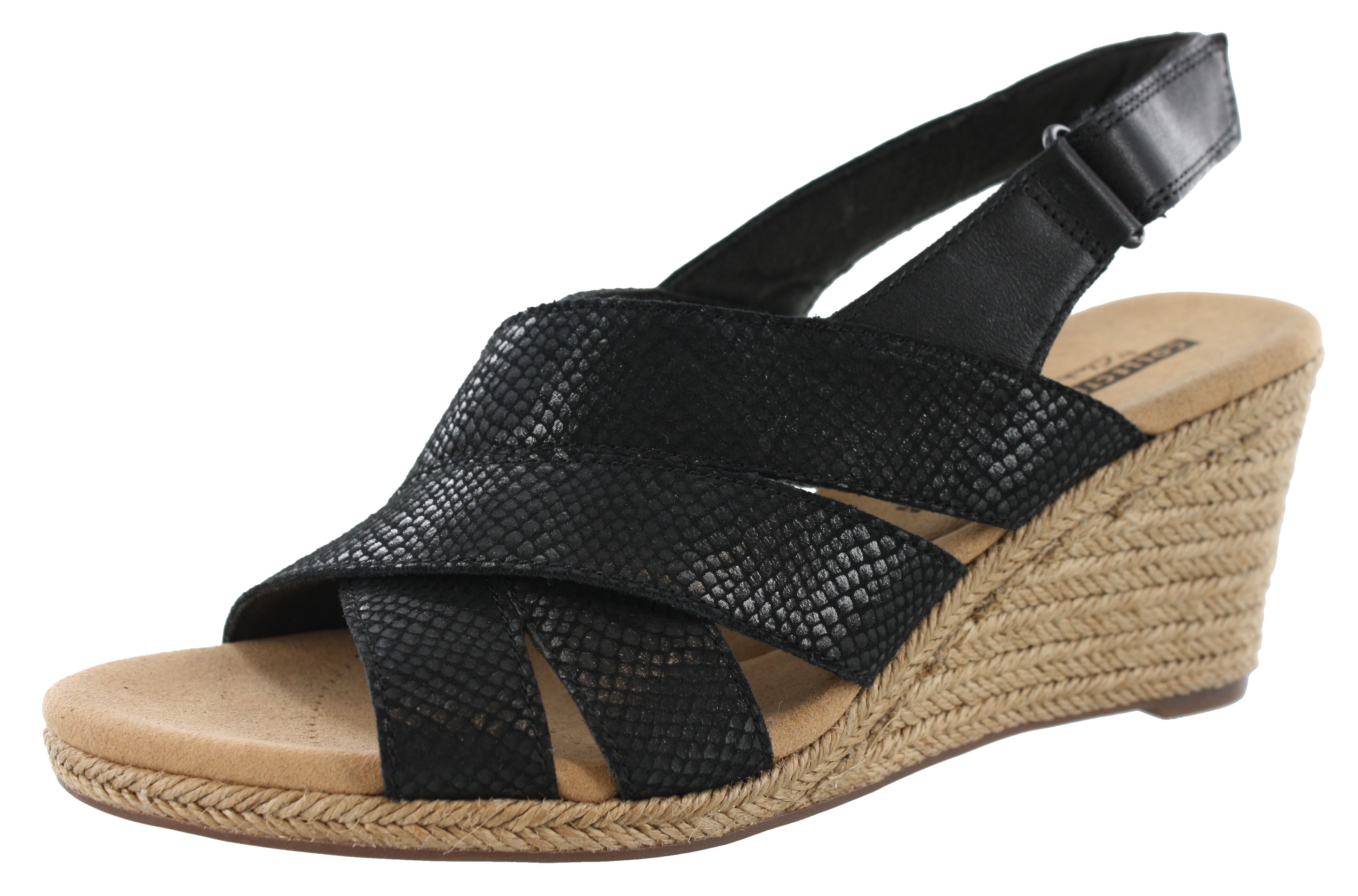 Clarks Lafley Krissy Ankle Strap Wedge Sandals Women's、mySite、dreamappss