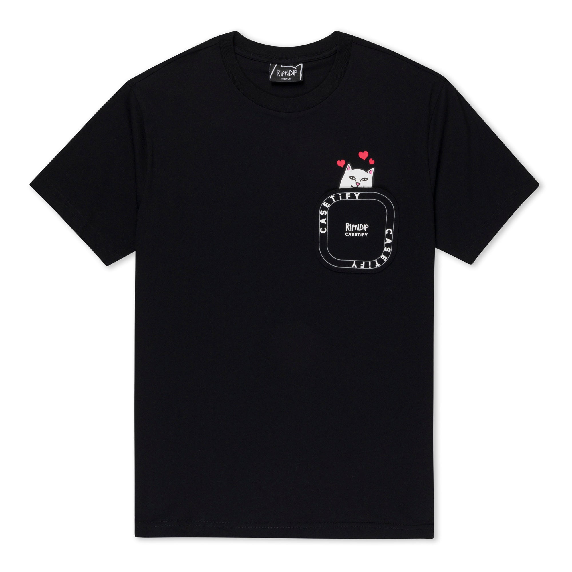  Casetify x Ripndip Nermal Loves Pocket Tee (Black)、mySite、merchandisen