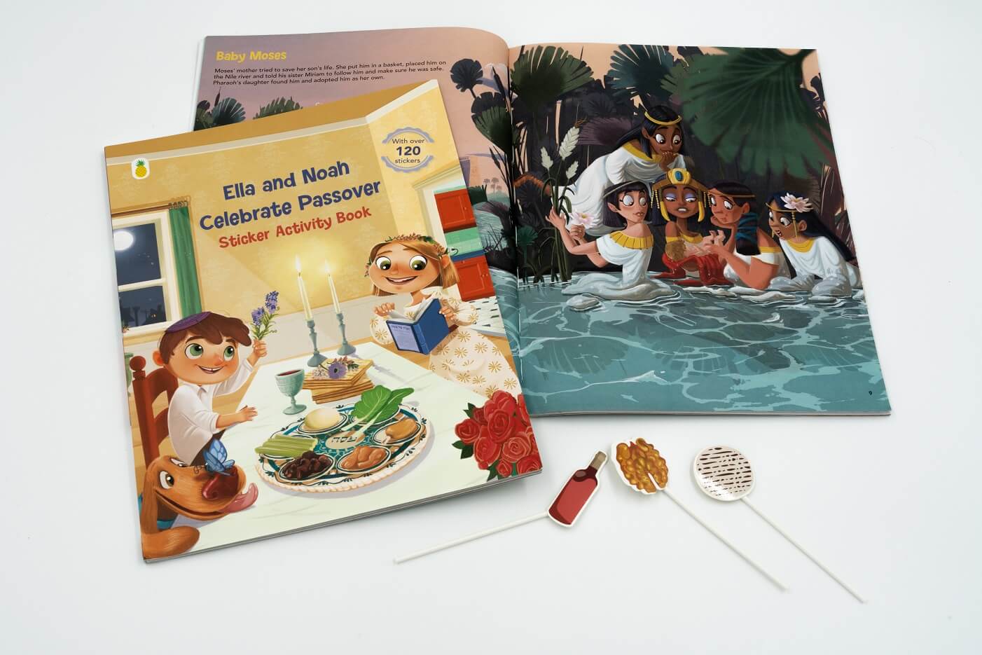 Ella and Noah Celebrate Passover: Sticker Activity Book、mySite、topwebapps