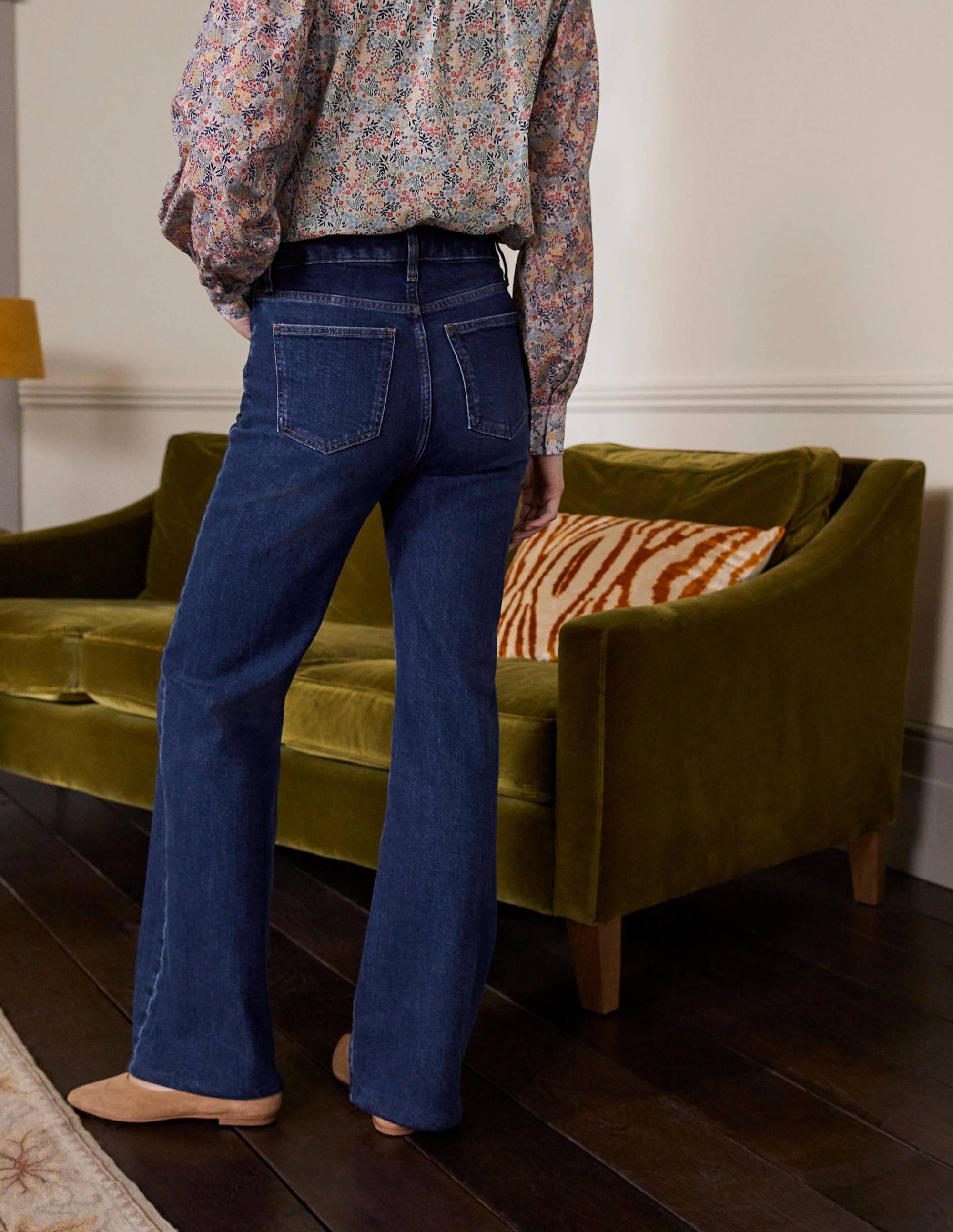  Button Fly Relaxed Flares-Dark Vintage、mySite、ashleygrahame