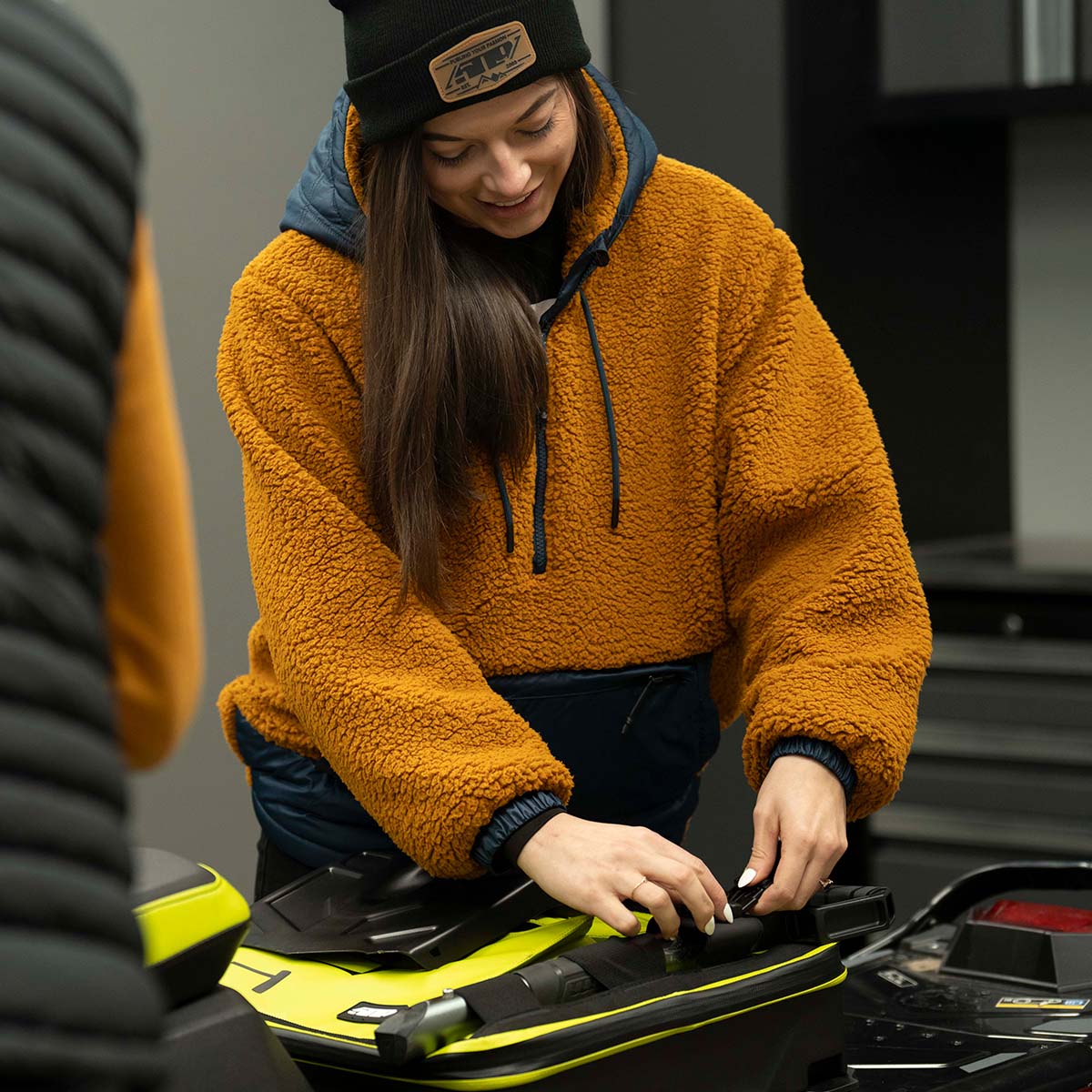 Women's Super Sherpa Fleece Hoodie、mySite、dreamappss