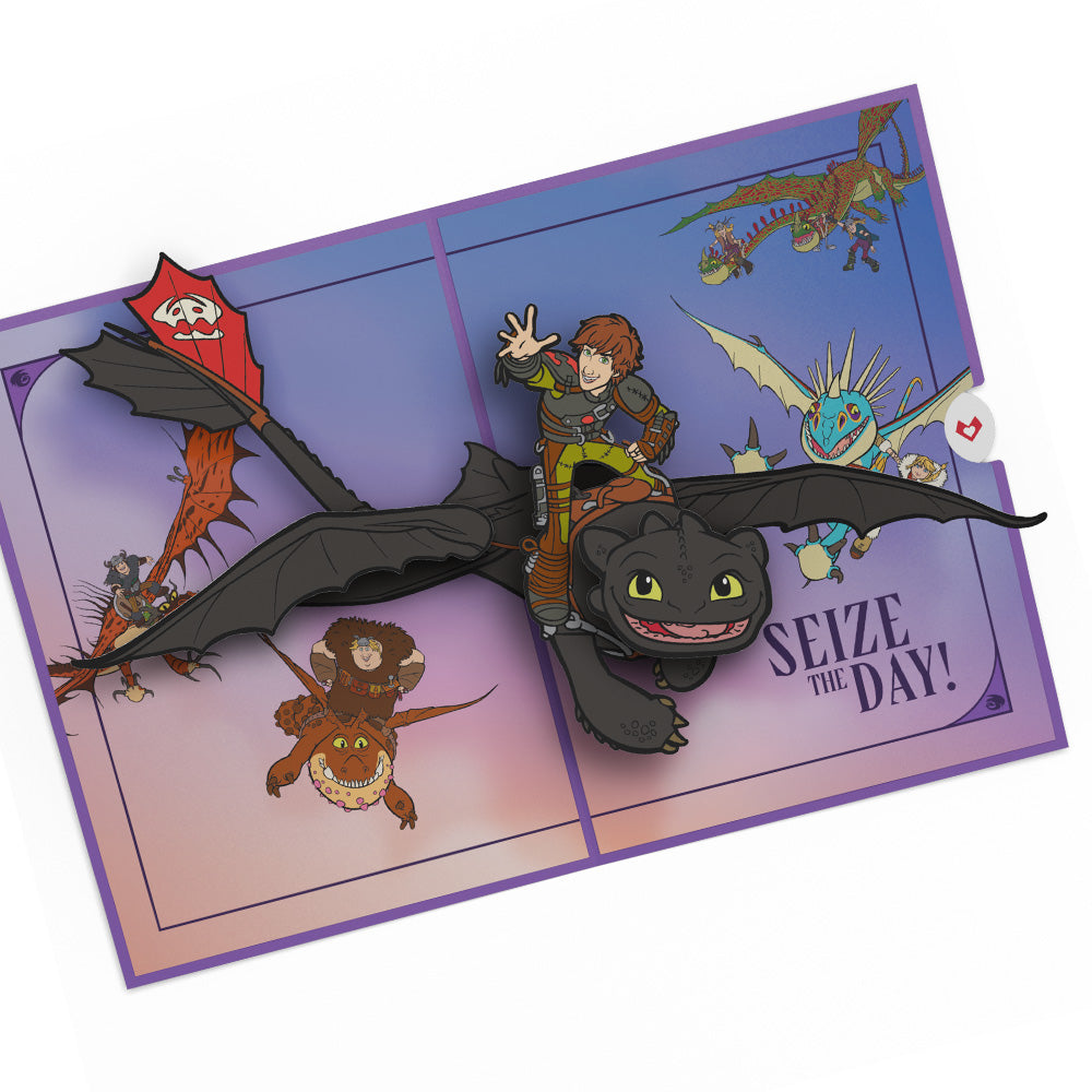 How to Train Your Dragon Heroic Heights Birthday Pop-Up Card、mySite、solidvoid