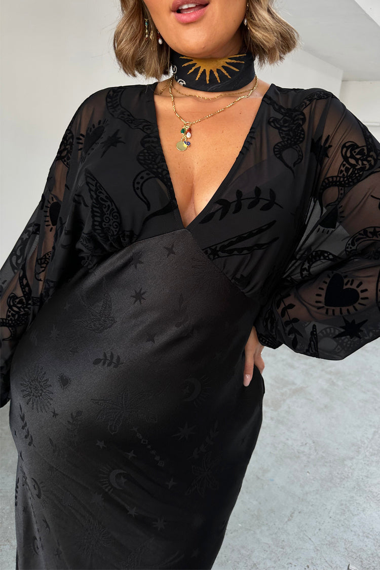 Black Swallow Romance Emma Dress、mySite、solidvoid